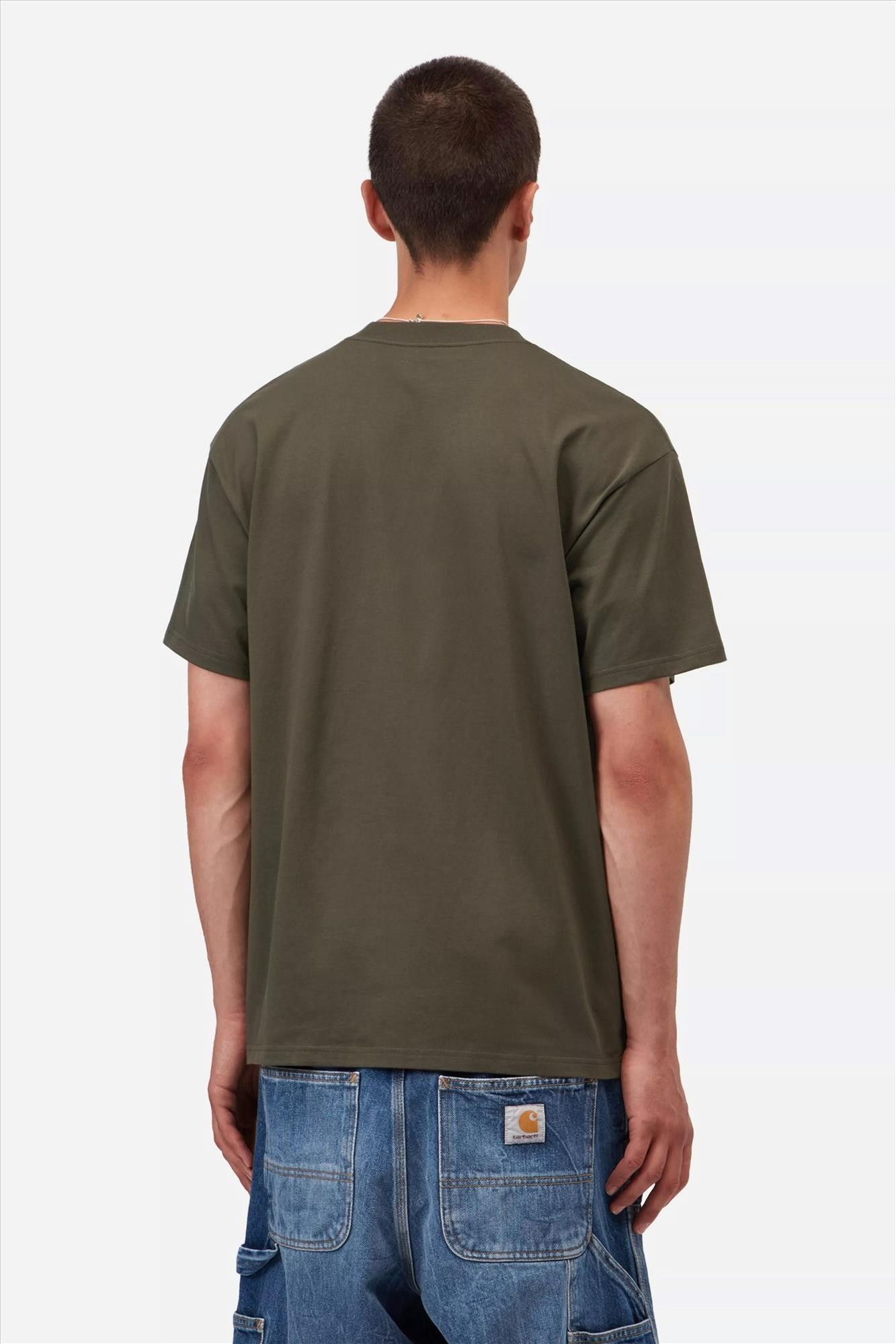 Carhartt WIP - Kaki Script Embroidery T-shirt