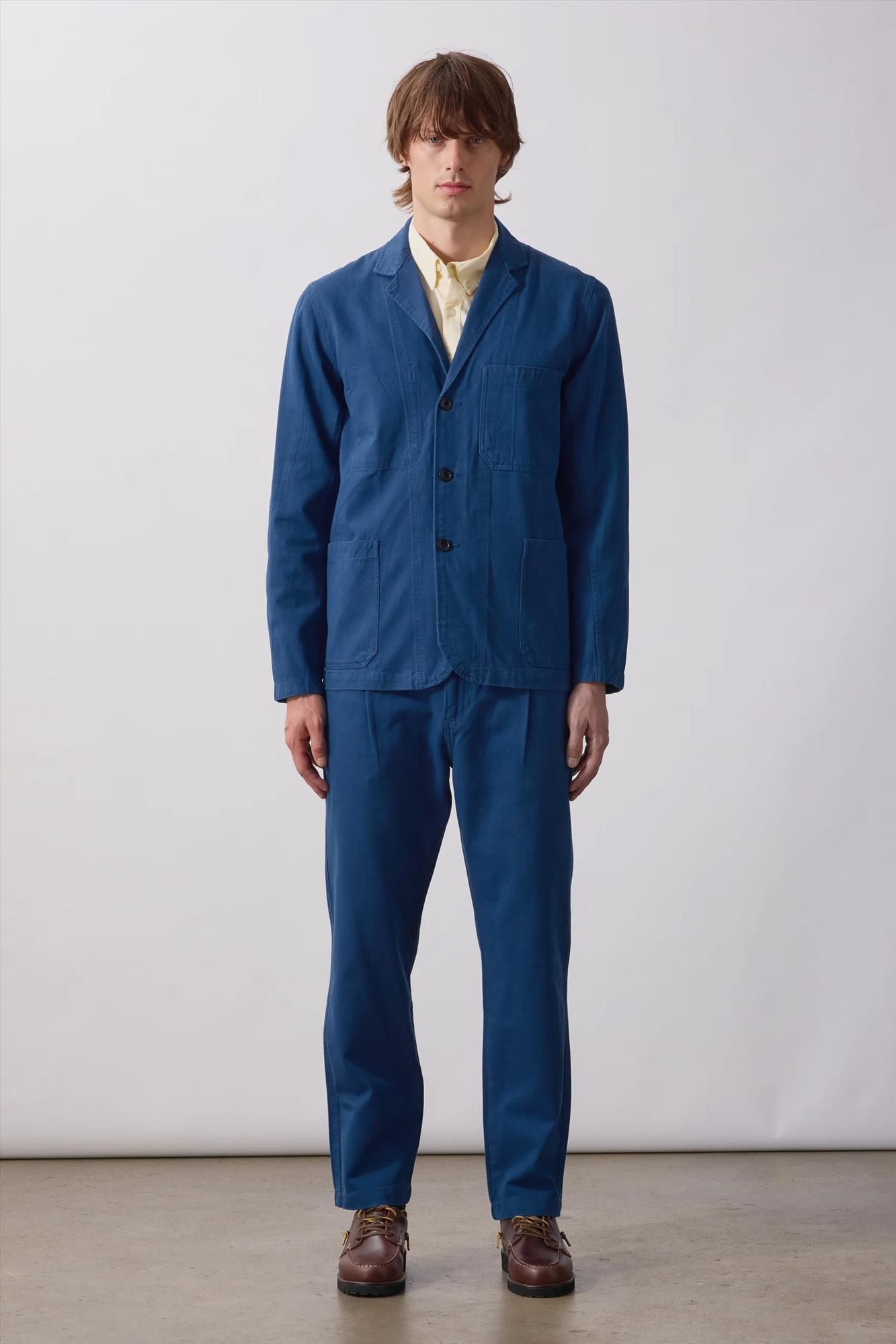 Service Works - Kobaltblauwe Twill Waiter broek