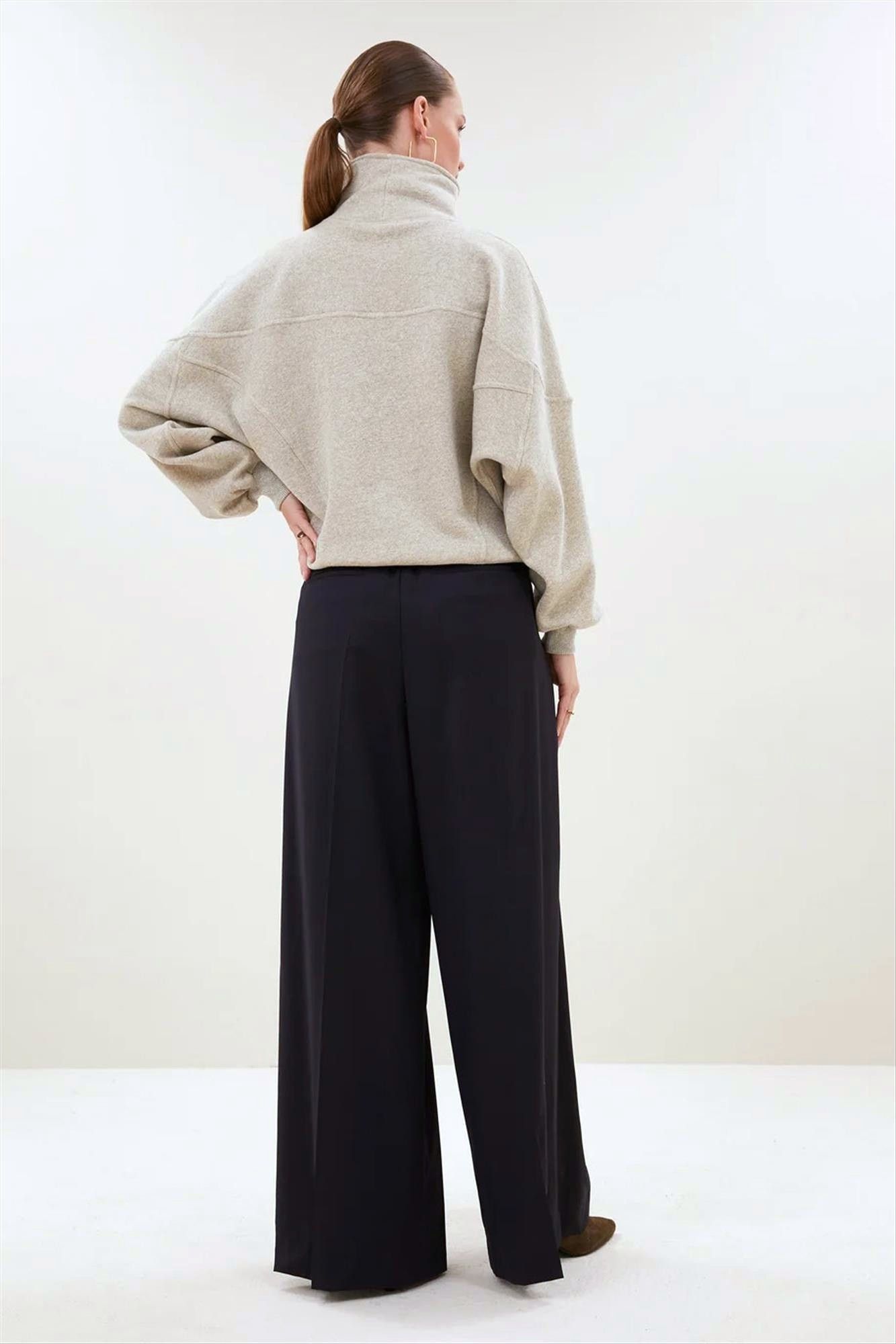 BY BAR - Beige-Gouden Roos Sparkle sweater