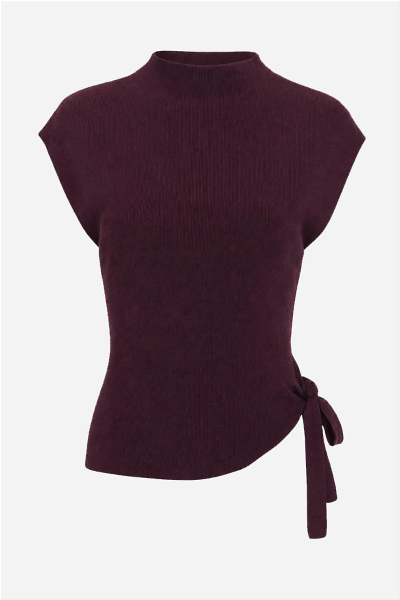 FRNCH - Donkerpaarse Hotaka top