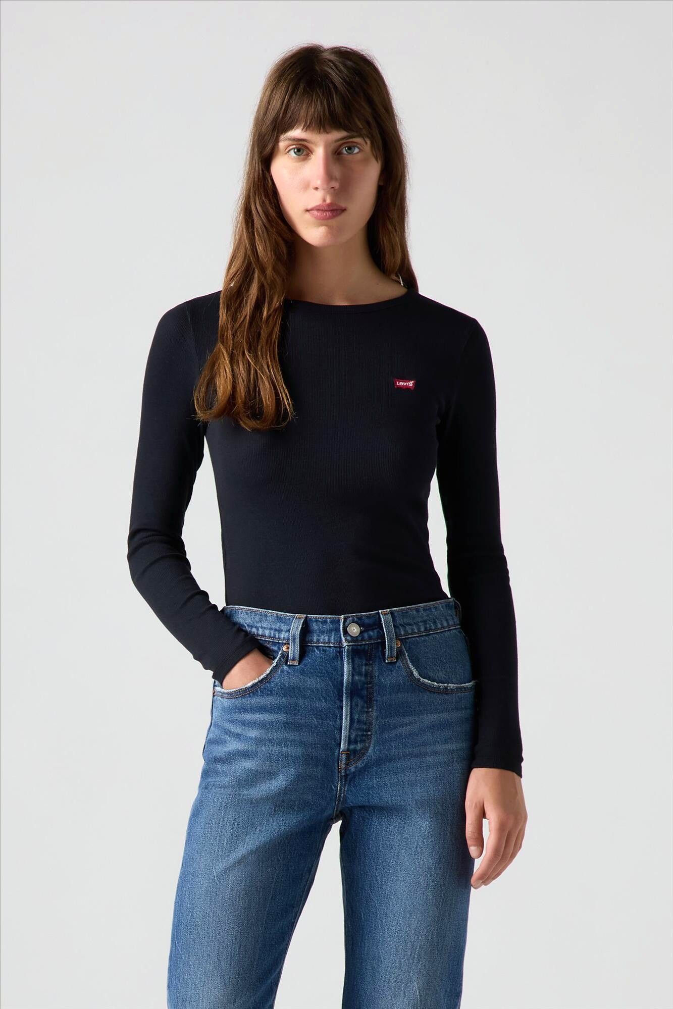 Levi's - Zwarte Hayes longsleeve