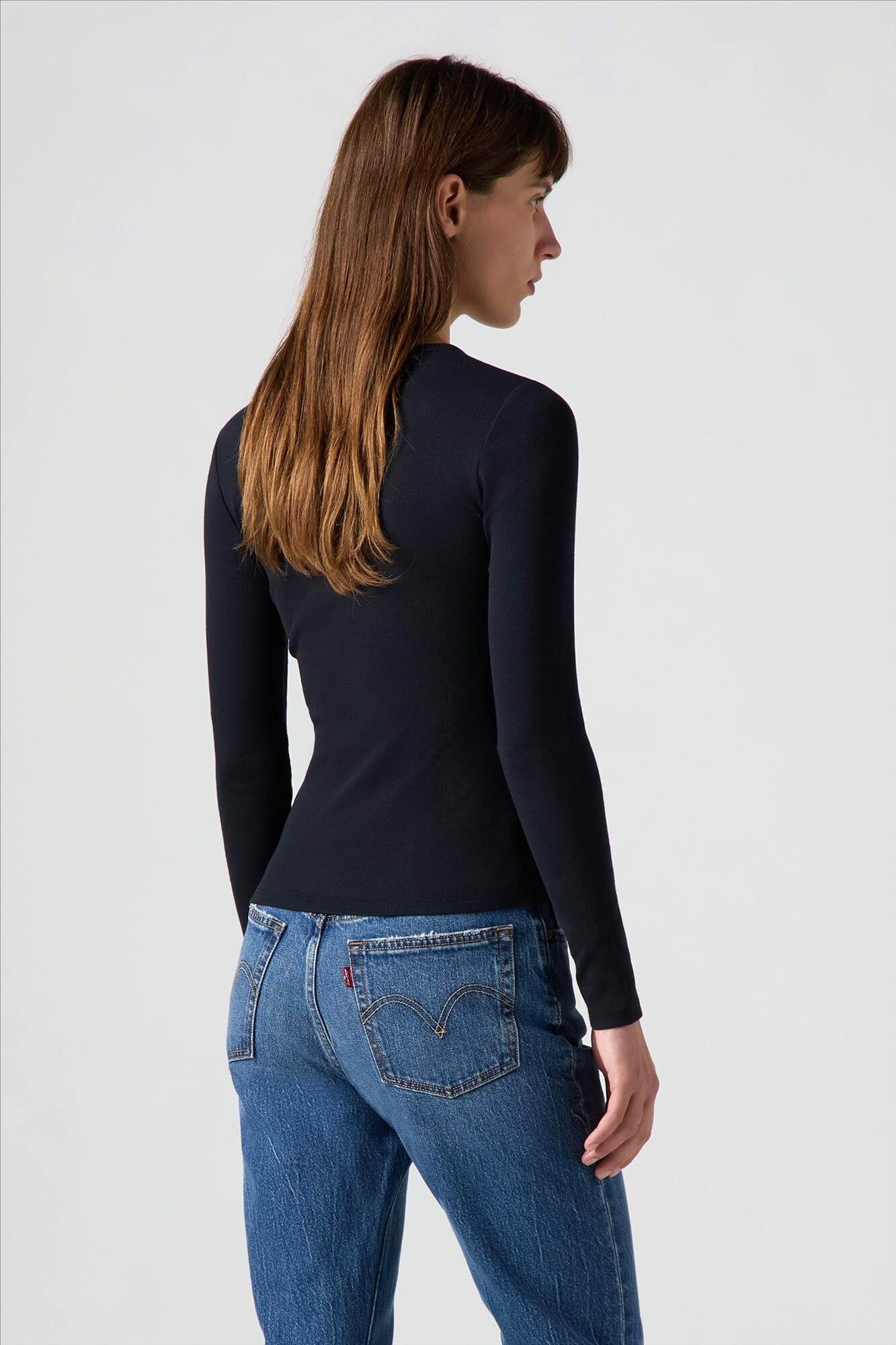 Levi's - Zwarte Hayes longsleeve