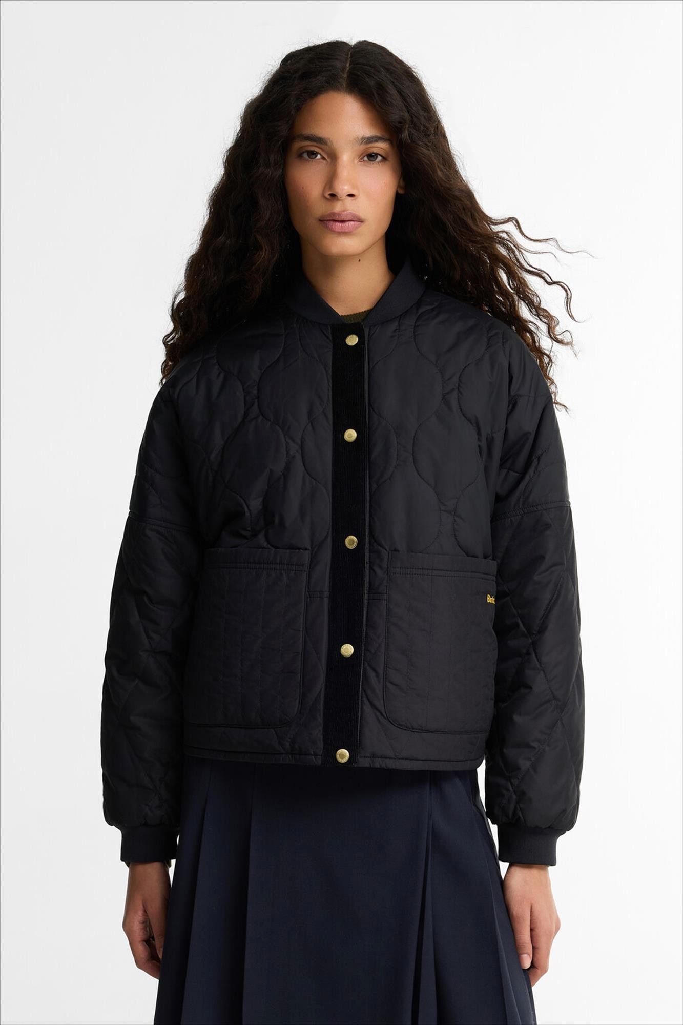 Barbour - Zwarte Ravenshill Reversible jas