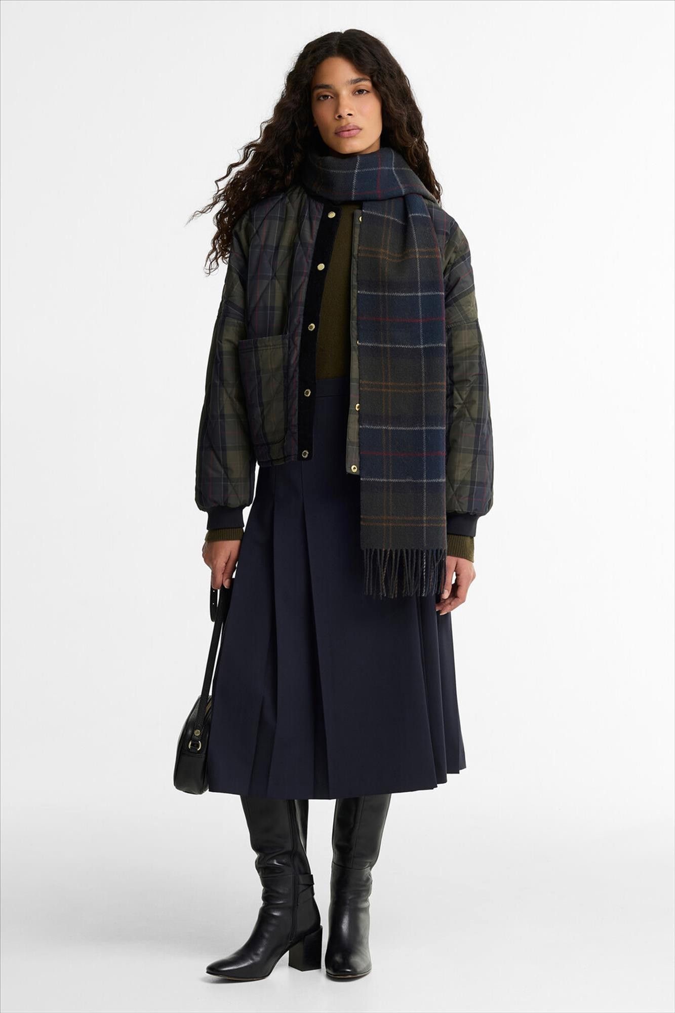 Barbour - Zwarte Ravenshill Reversible jas