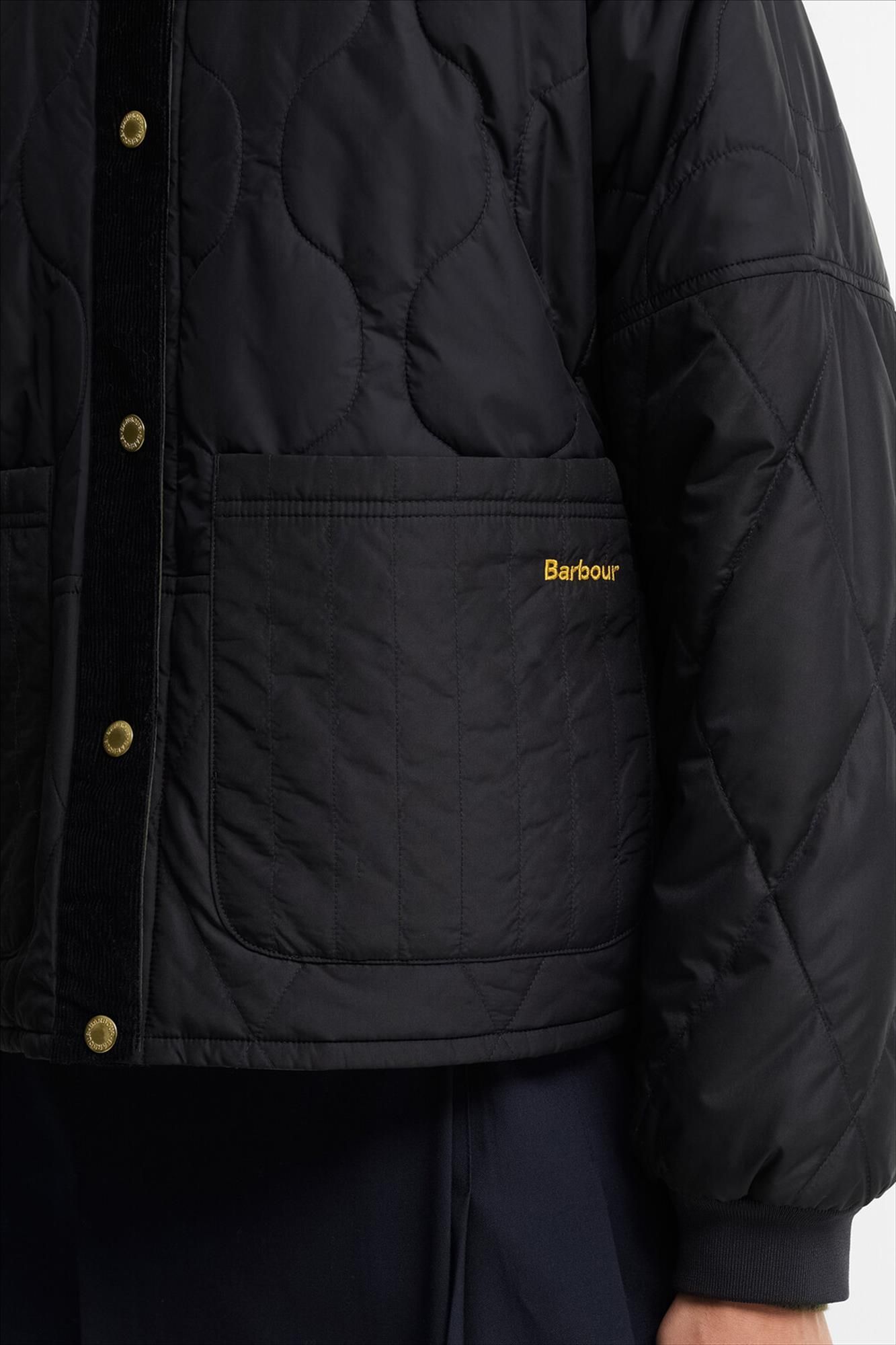Barbour - Zwarte Ravenshill Reversible jas