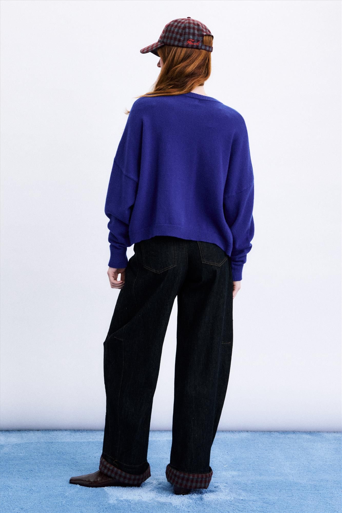 FRNCH - Kobaltblauwe Chichi cardigan