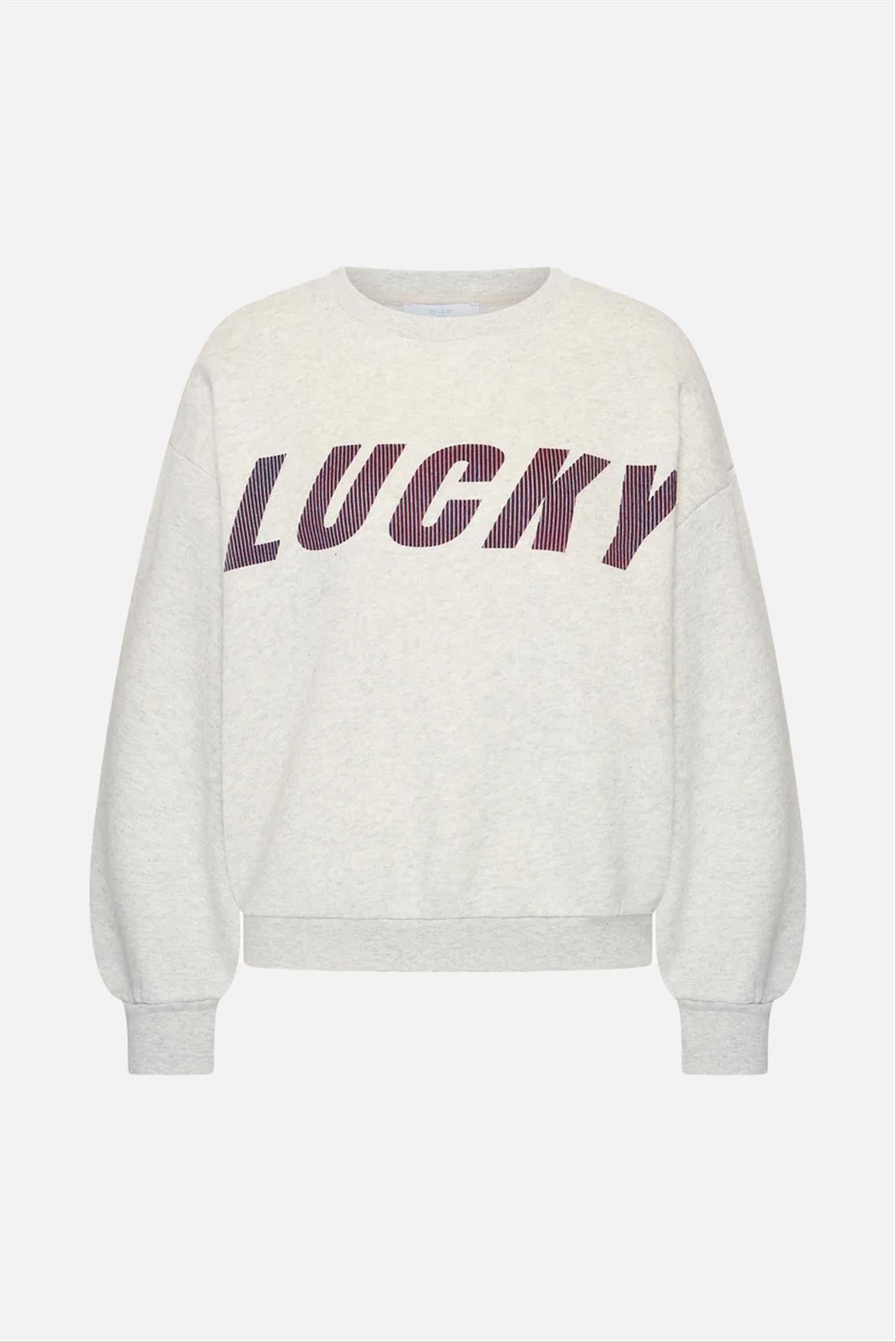 BY BAR - Grijze Lili Speed sweater