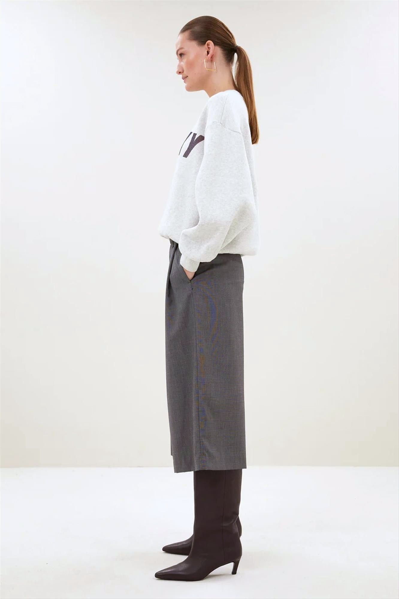 BY BAR - Grijze Lili Speed sweater