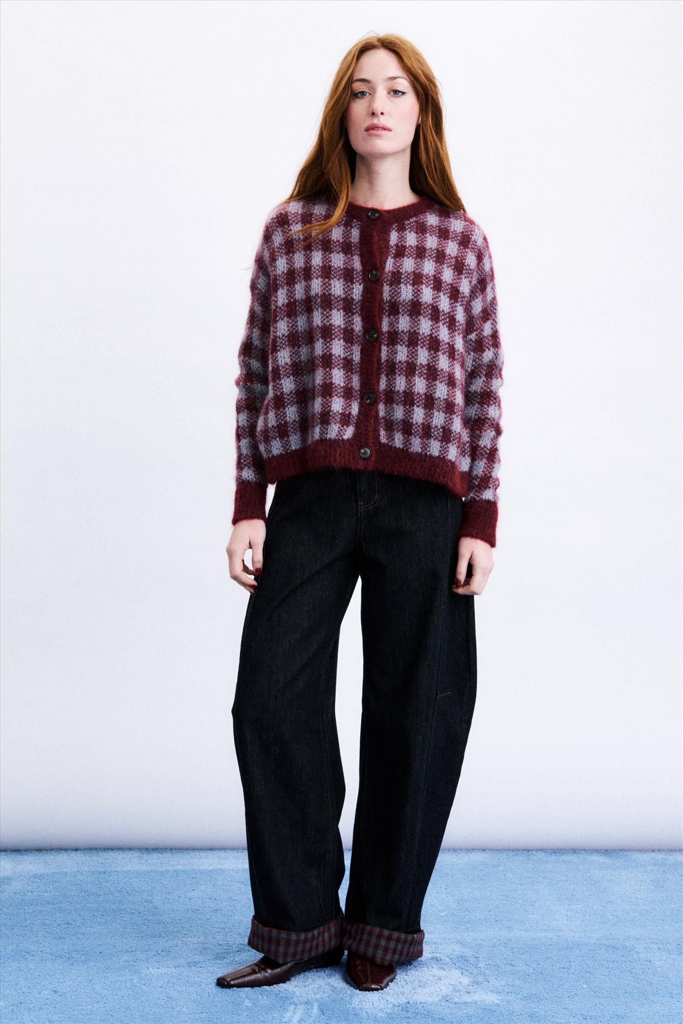 FRNCH - Bordeaux Aomori cardigan