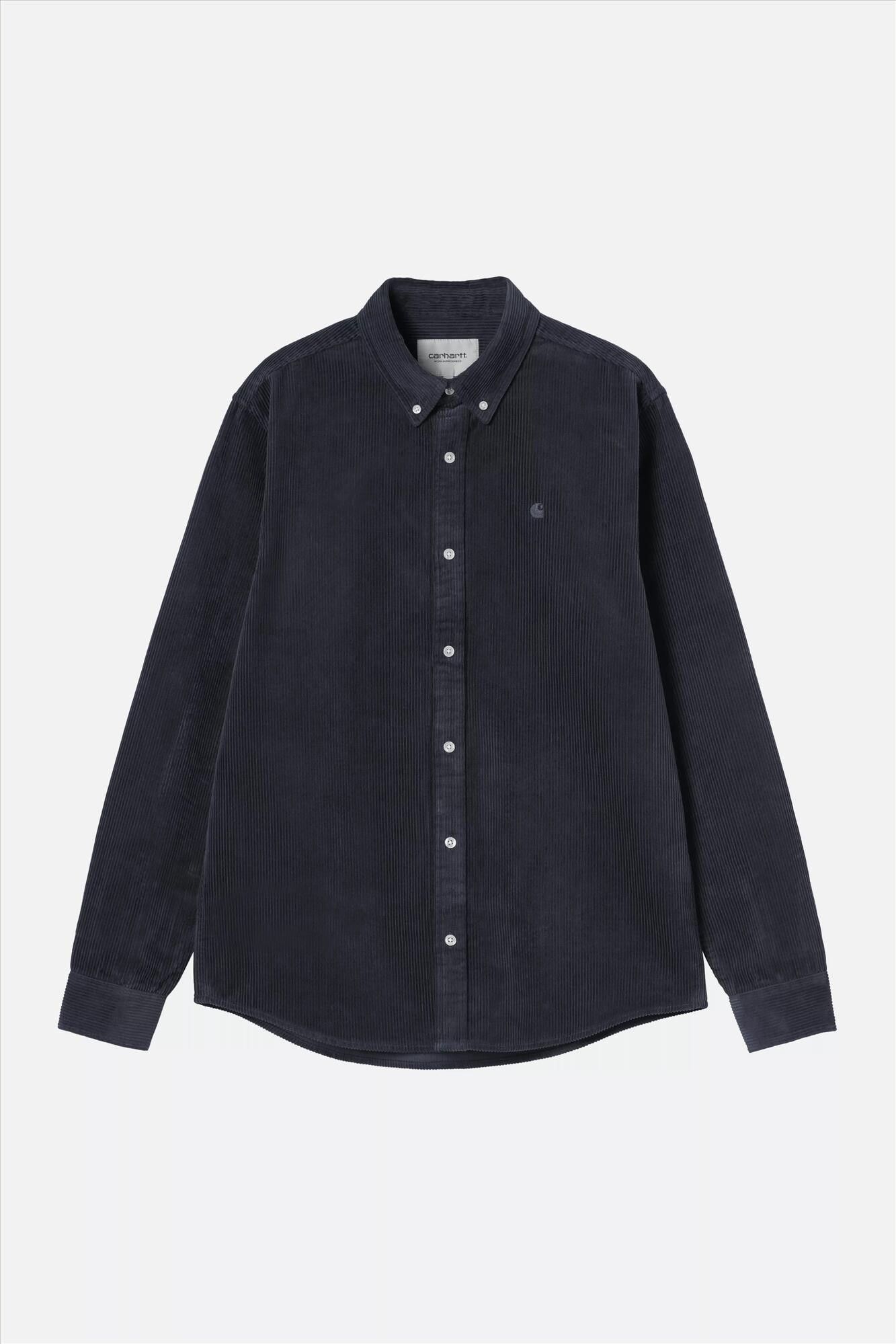 Carhartt WIP - Donkerblauw Madison Cord hemd