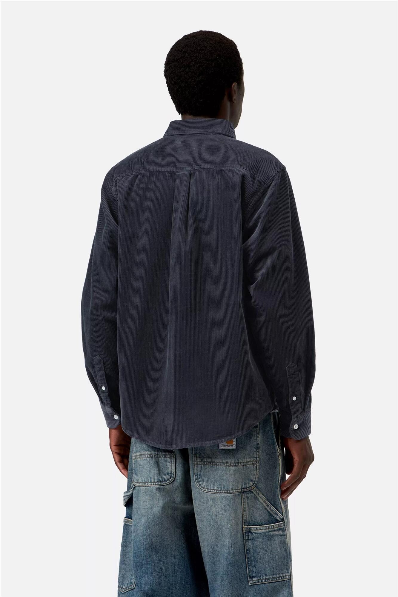Carhartt WIP - Donkerblauw Madison Cord hemd