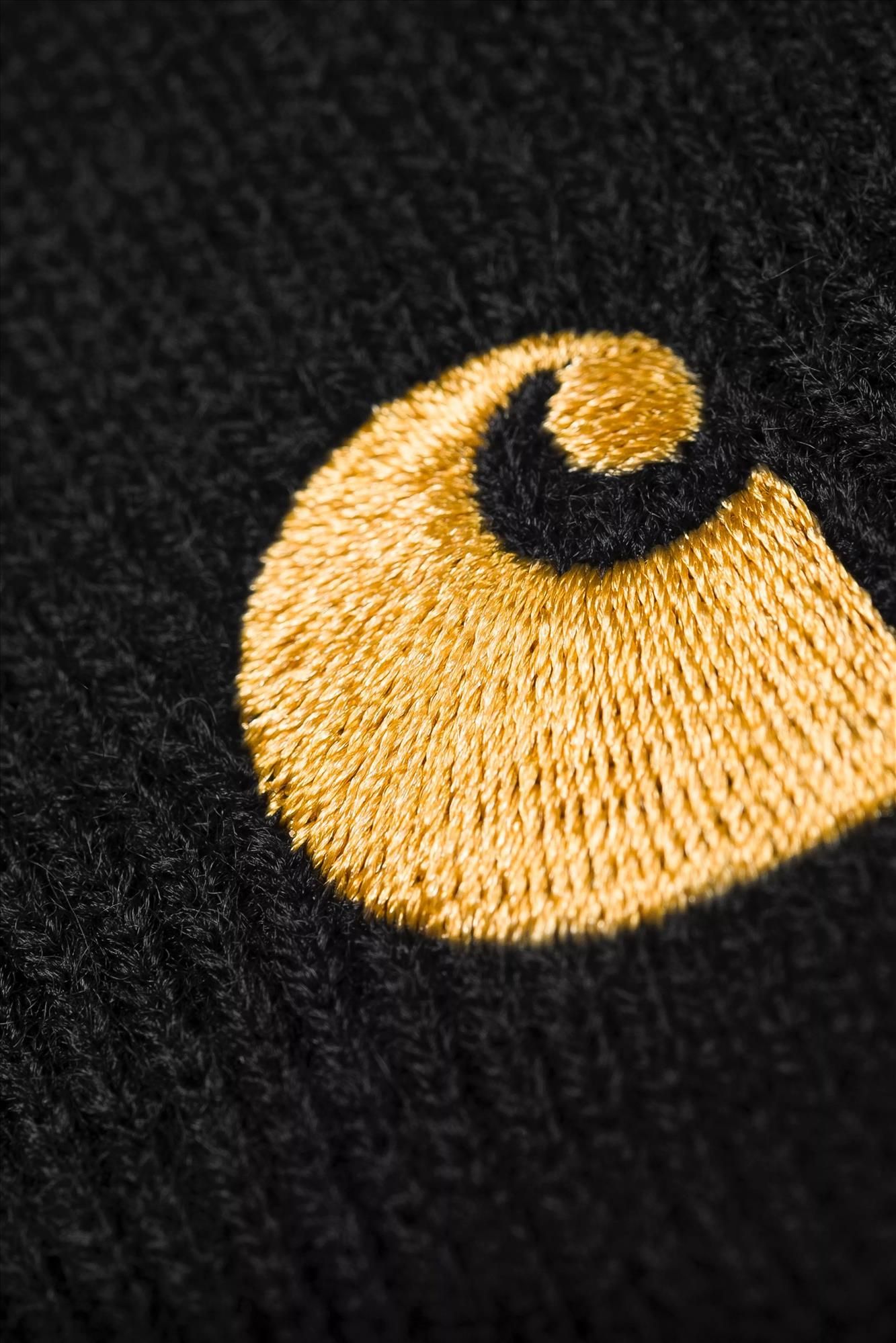 Carhartt WIP - Zwarte Chase muts