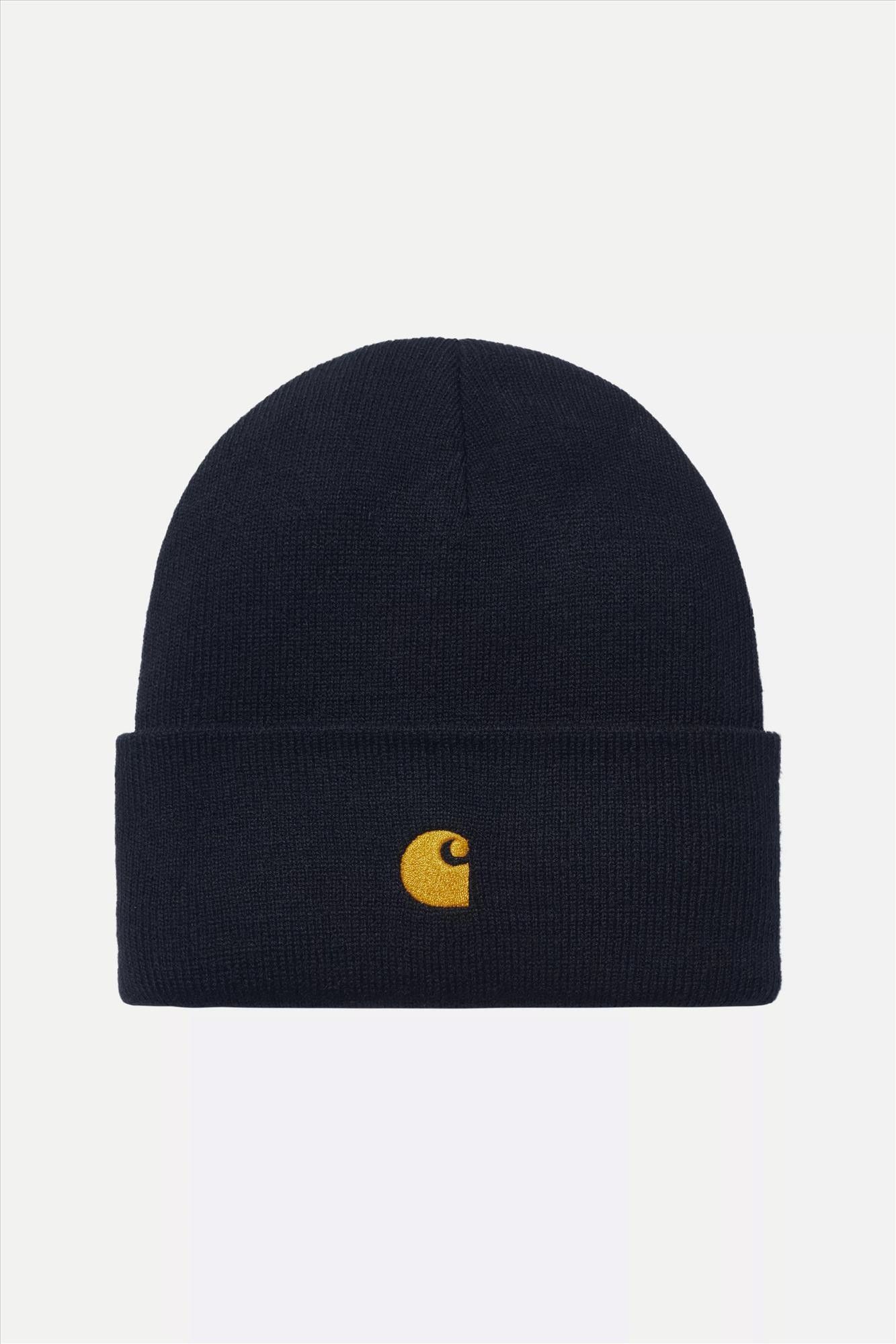 Carhartt WIP - Donkerblauwe Chase muts