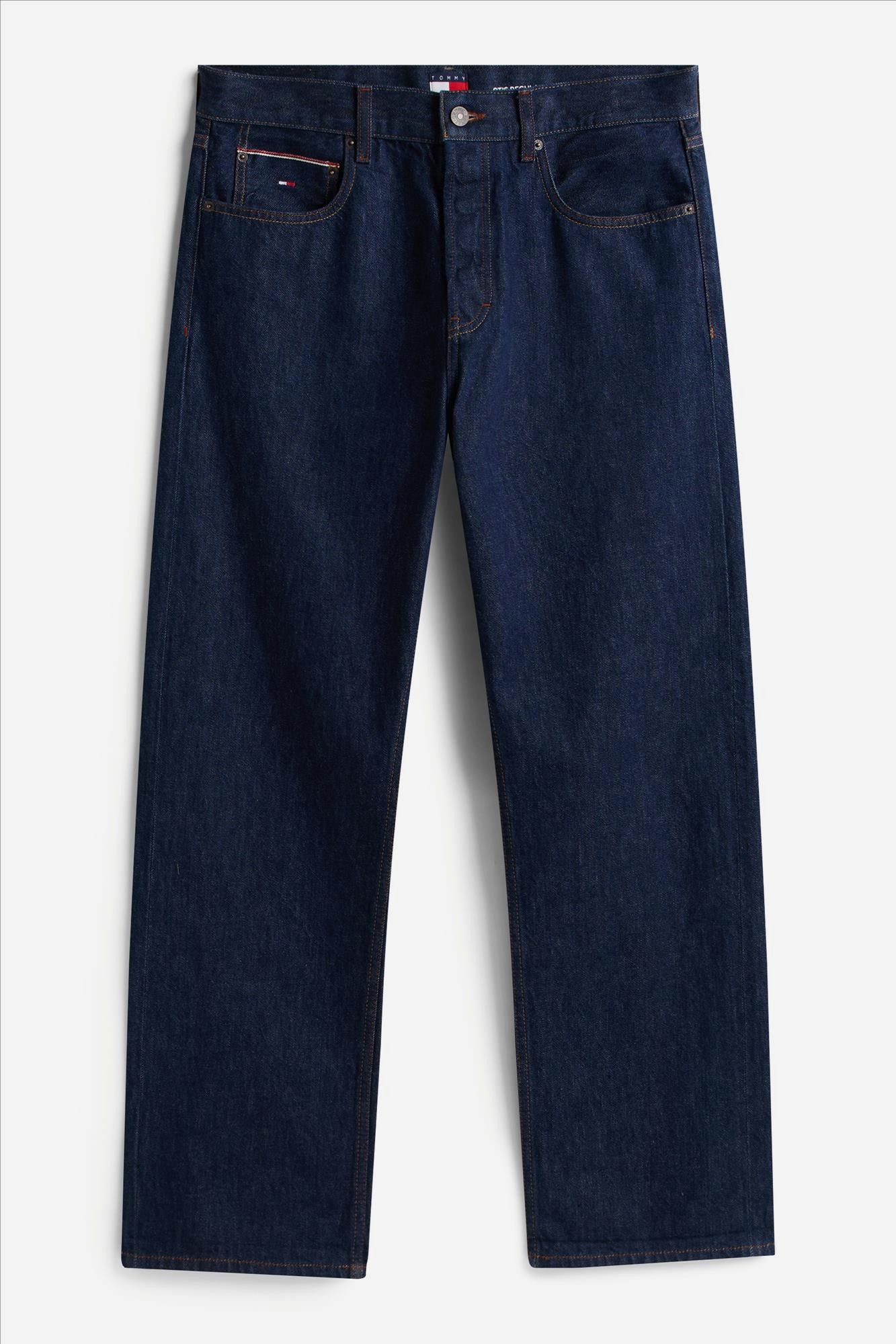 Tommy Jeans - Donkerblauwe Otis Selvedge straight jeans