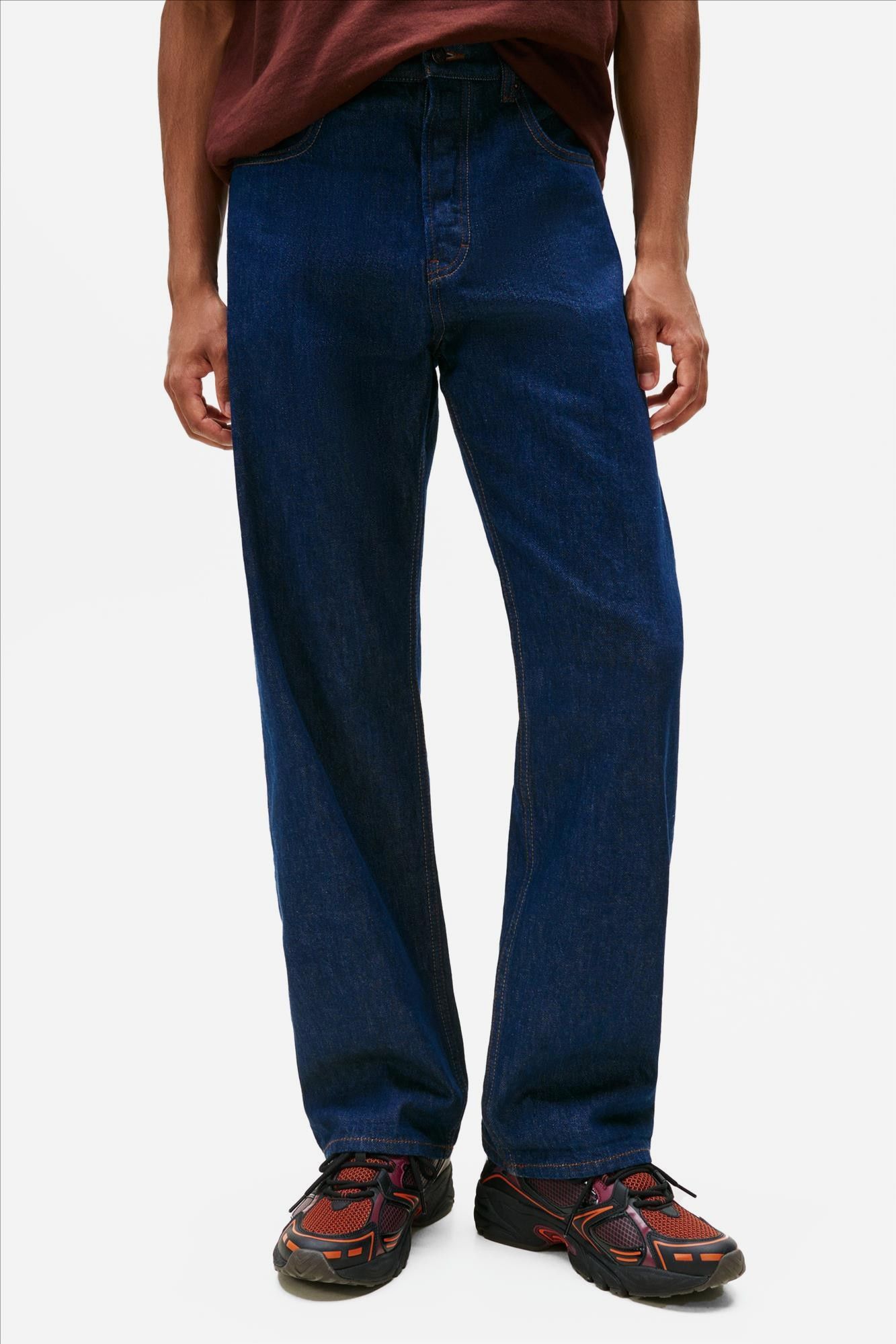 Tommy Jeans - Donkerblauwe Otis Selvedge straight jeans