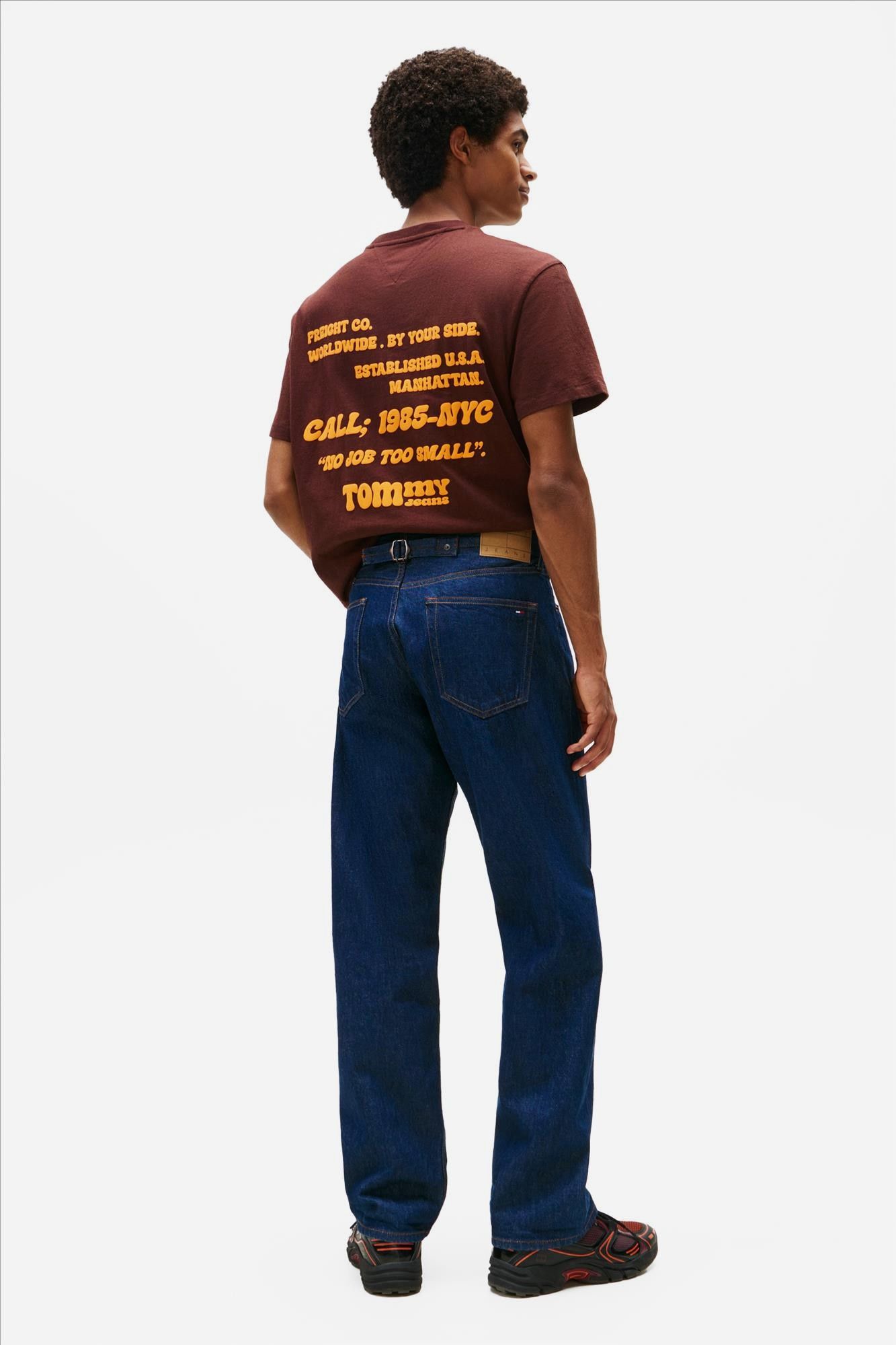 Tommy Jeans - Donkerblauwe Otis Selvedge straight jeans