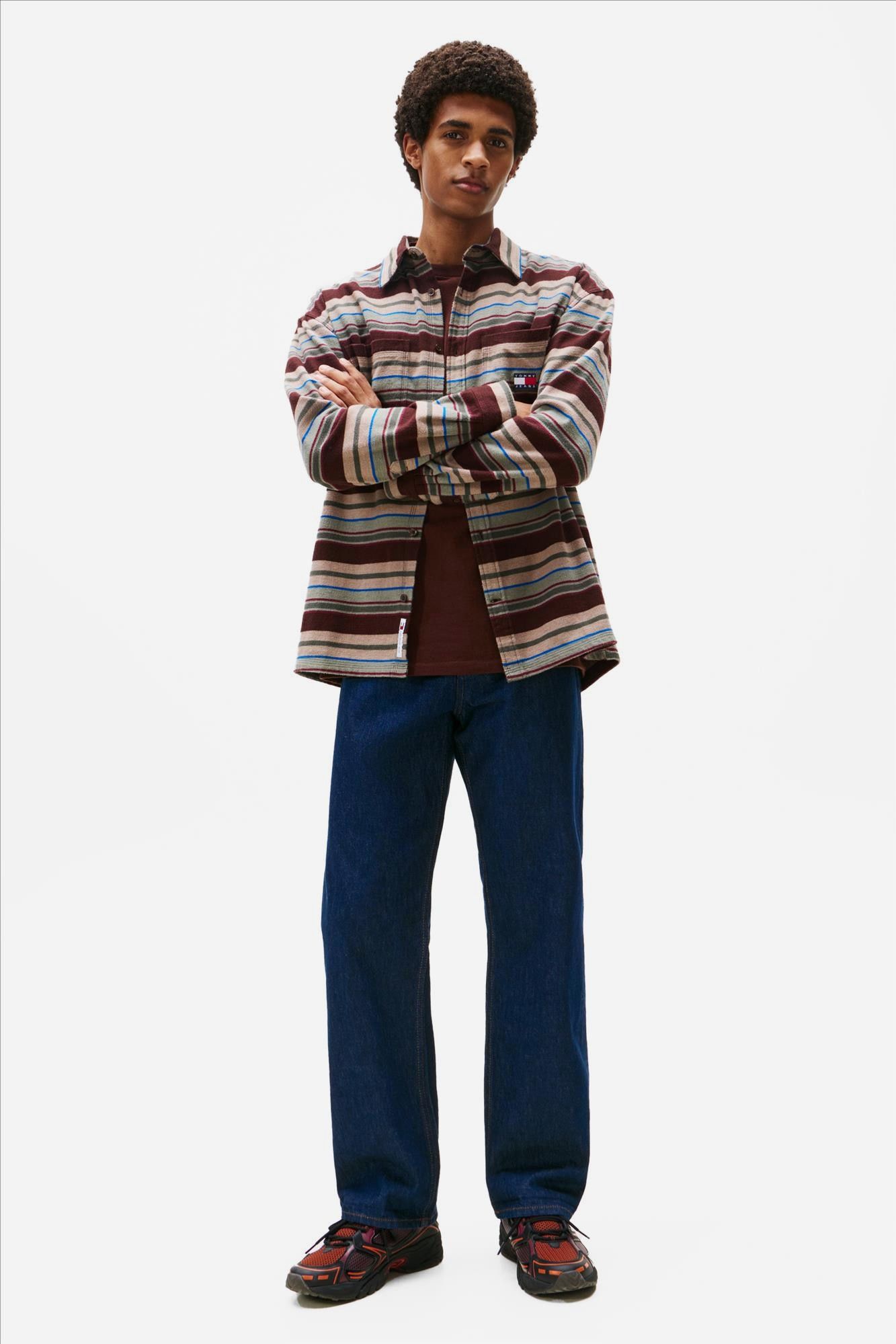 Tommy Jeans - Donkerblauwe Otis Selvedge straight jeans