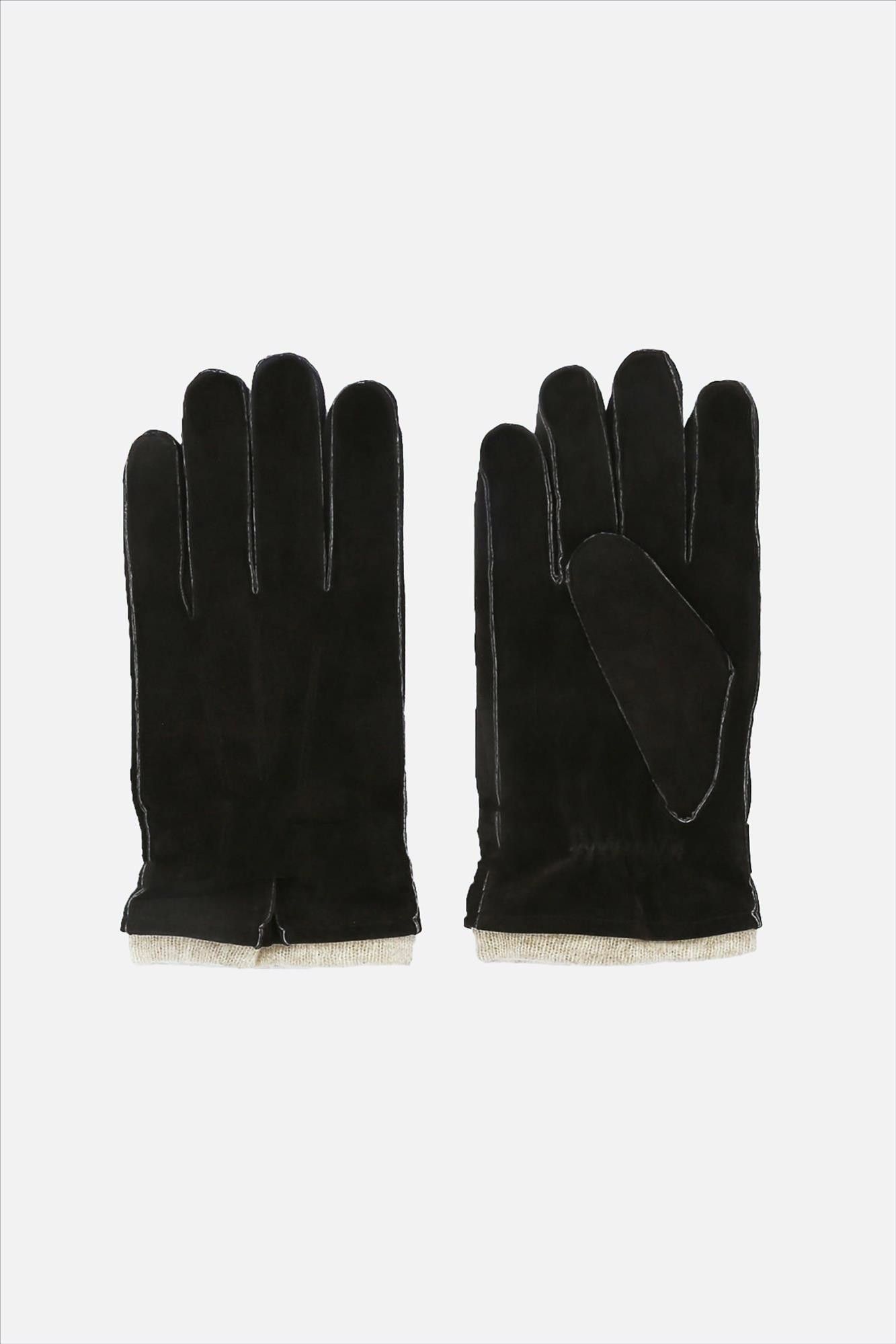 Faguo - Donkerbruine Leather handschoenen