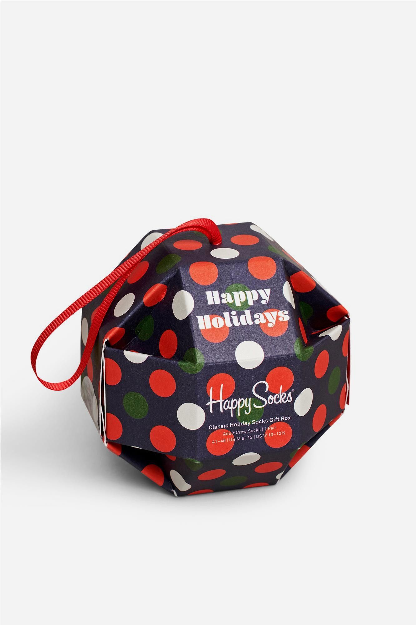 Happy Socks - Donkerblauw-groen-rode Big Dot Gift Box, maat 36-40
