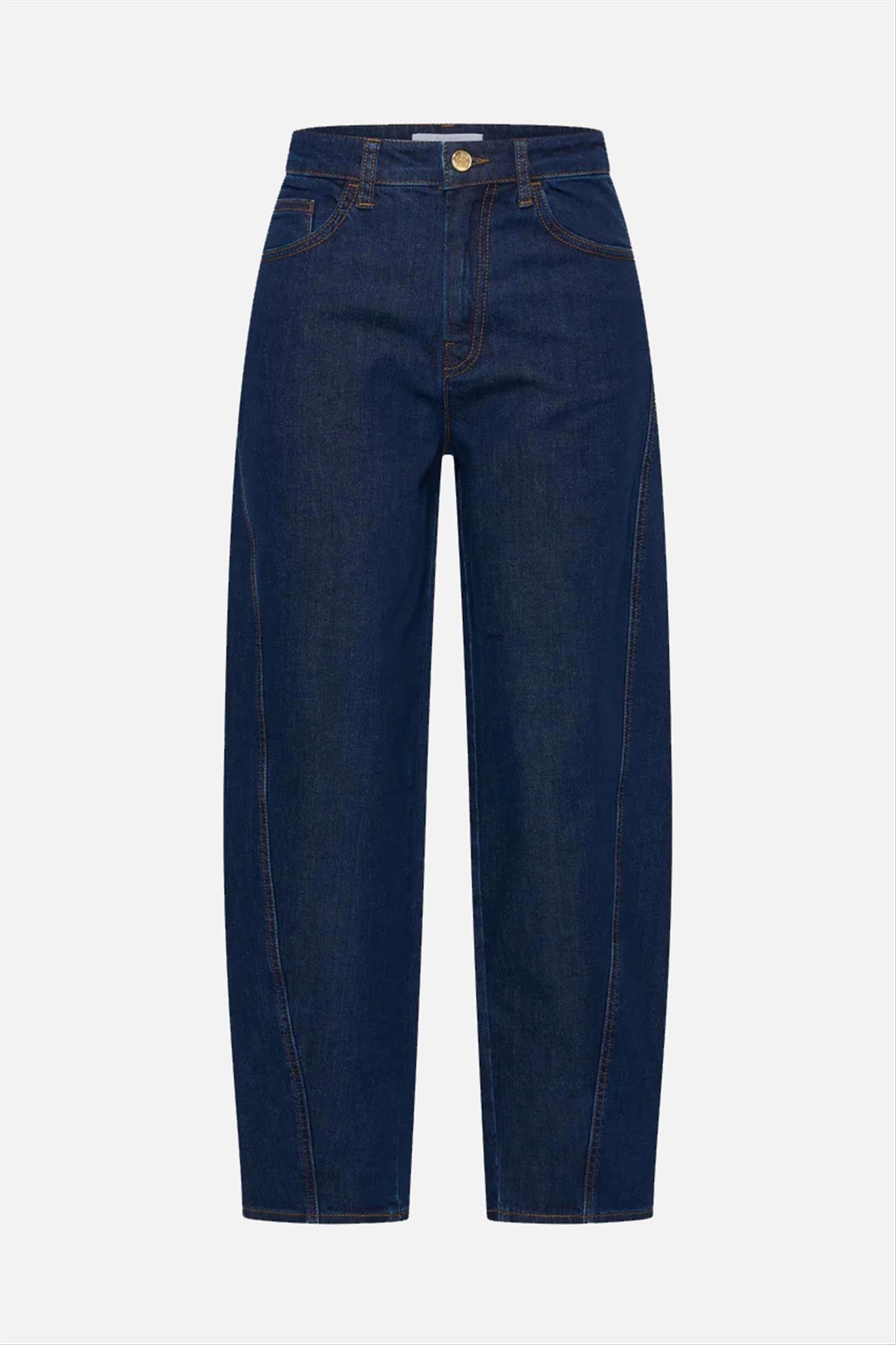 BY BAR - Donkerblauwe Begum jeans