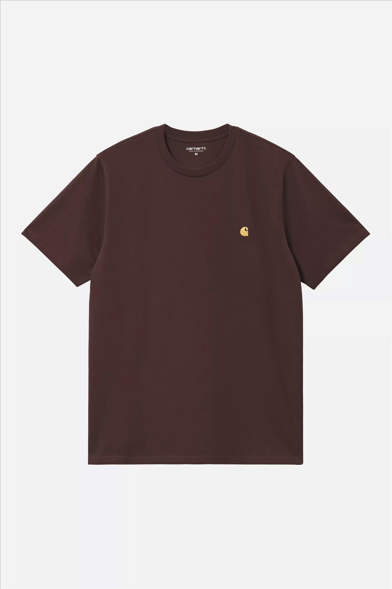 Carhartt WIP - Donkerbruine Chase T-shirt