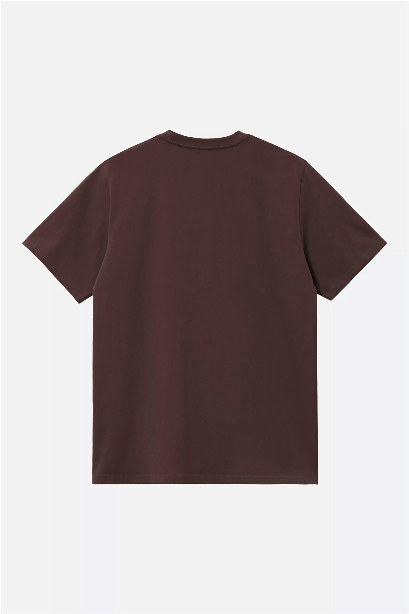 Carhartt WIP - Donkerbruine Chase T-shirt