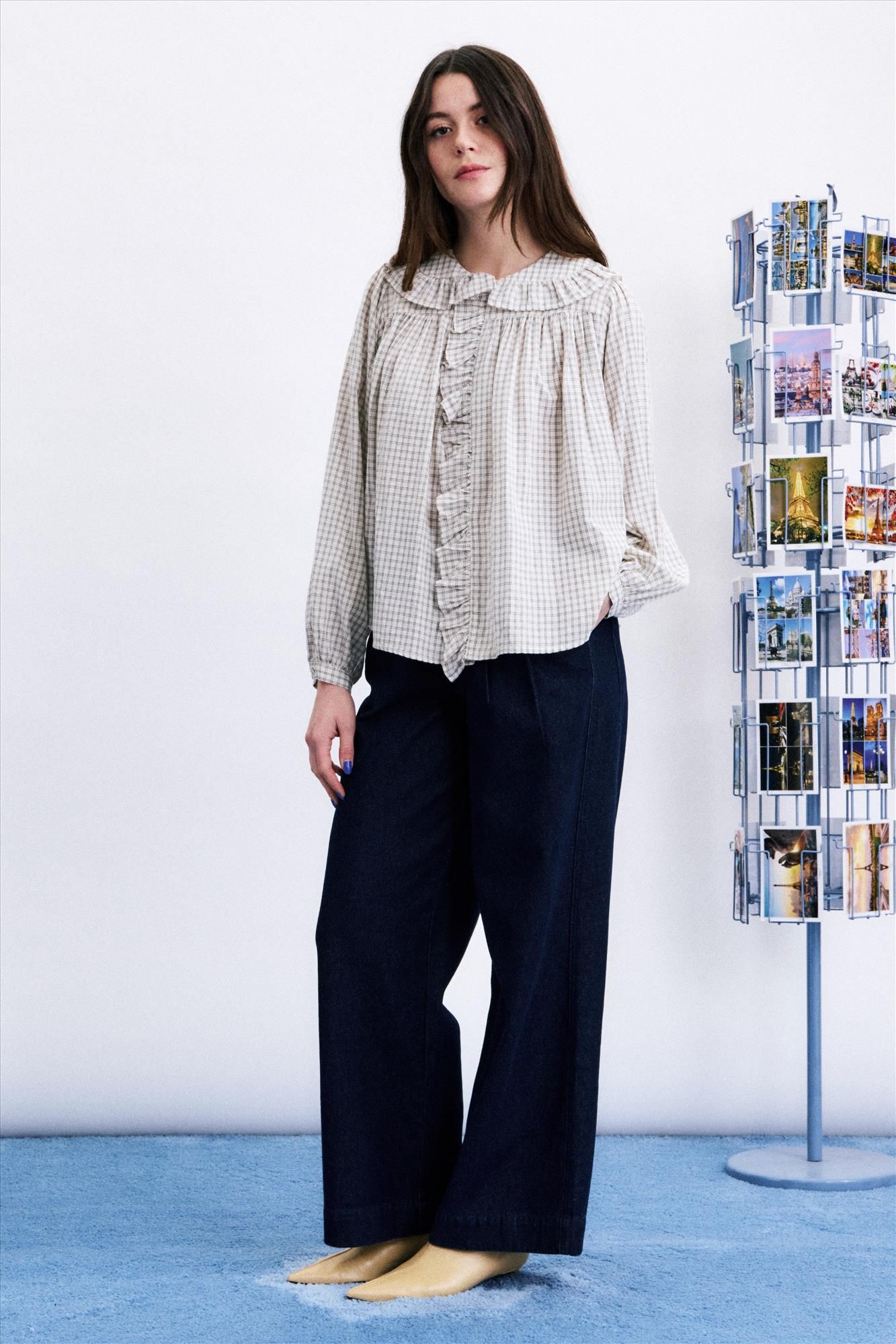 FRNCH - Ecru Dorset blouse