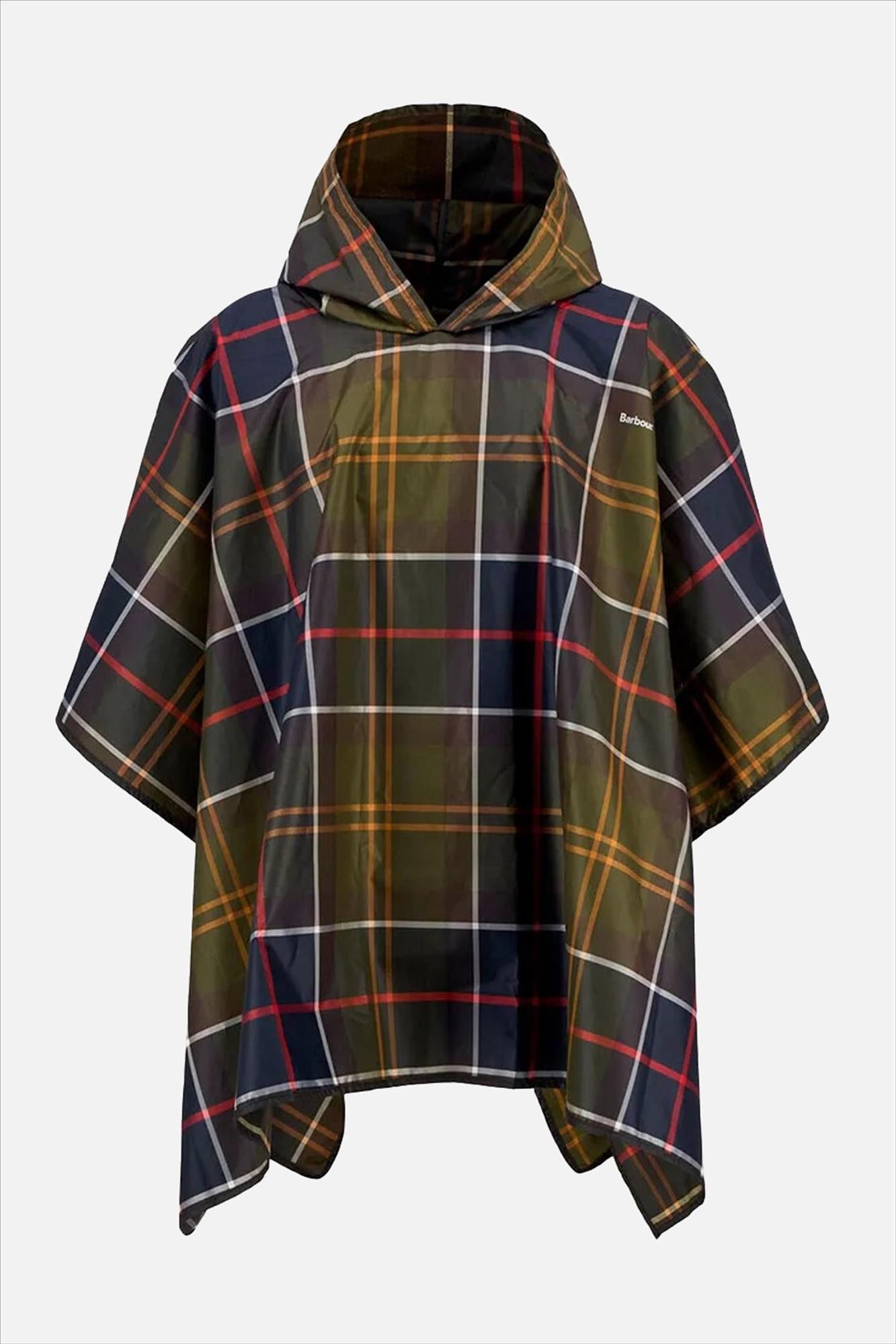 Barbour - Donkerblauwe Tartan Showerproof poncho