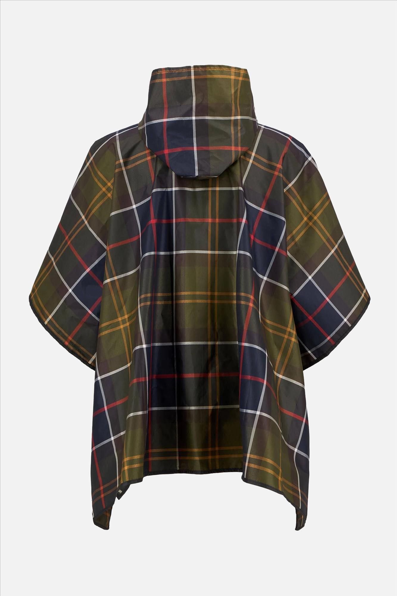 Barbour - Donkerblauwe Tartan Showerproof poncho