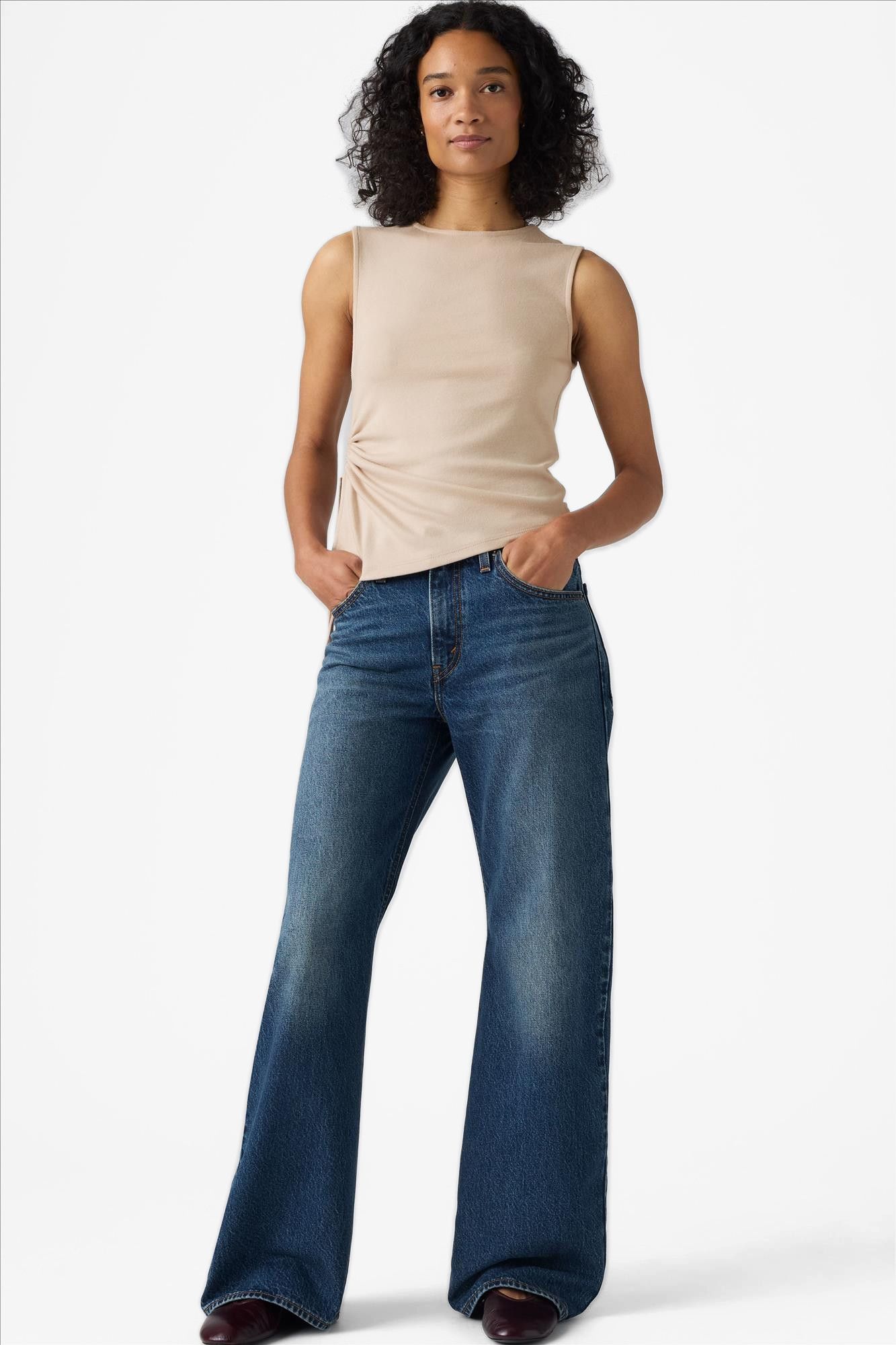 Levi's - Donkerblauwe Loose Boot jeans