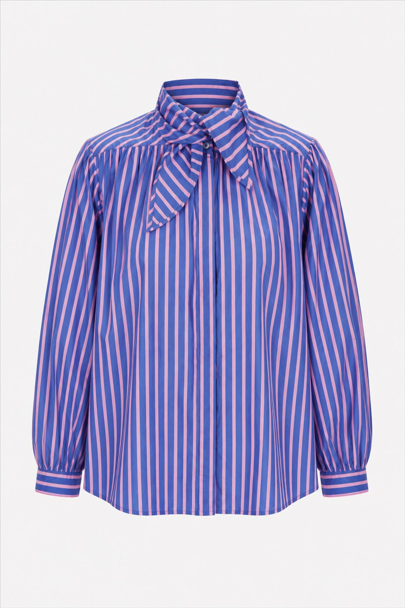 FRNCH - Blauw-Roze Guri blouse
