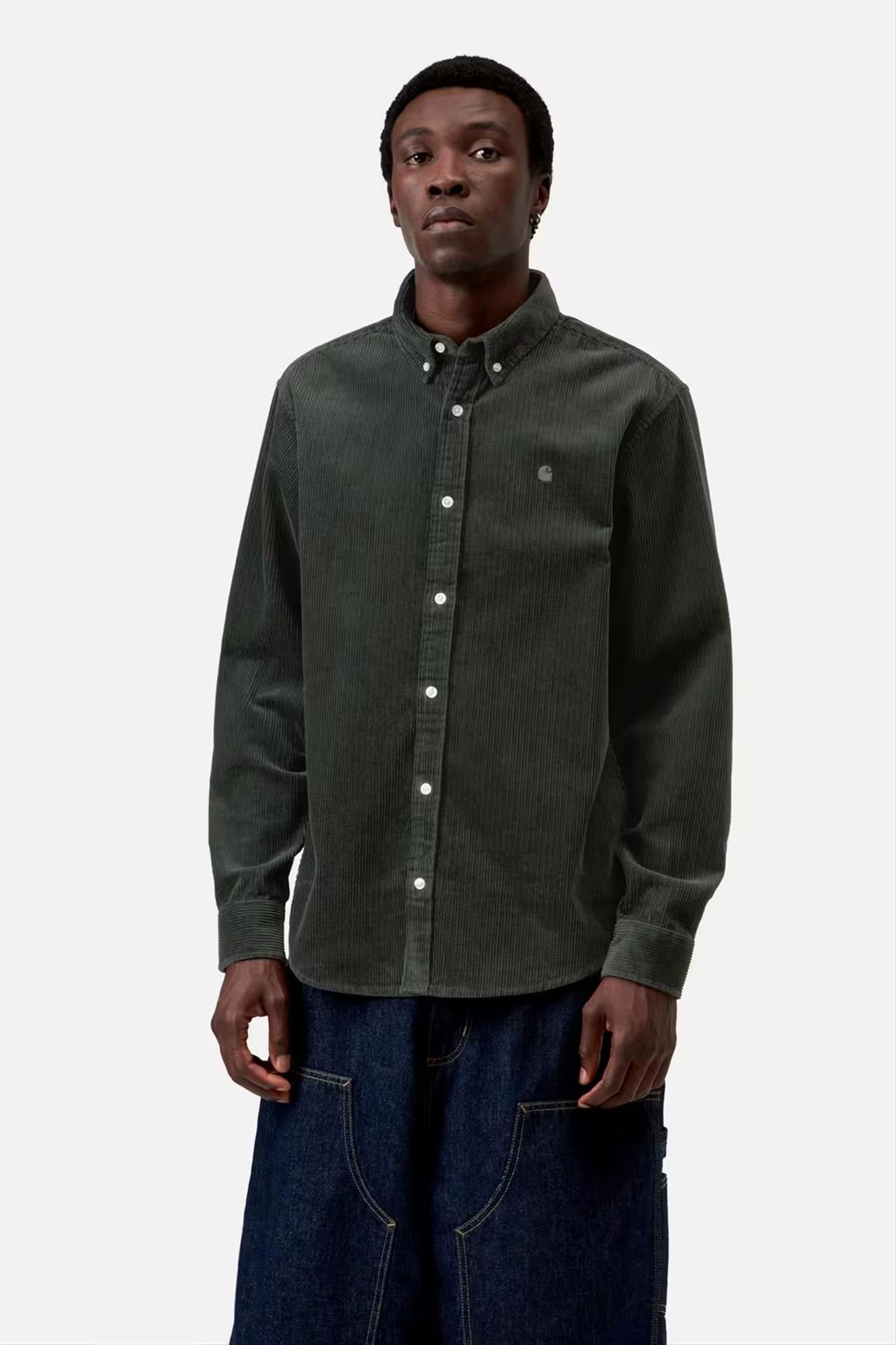 Carhartt WIP - Donkergroen Madison Cord hemd