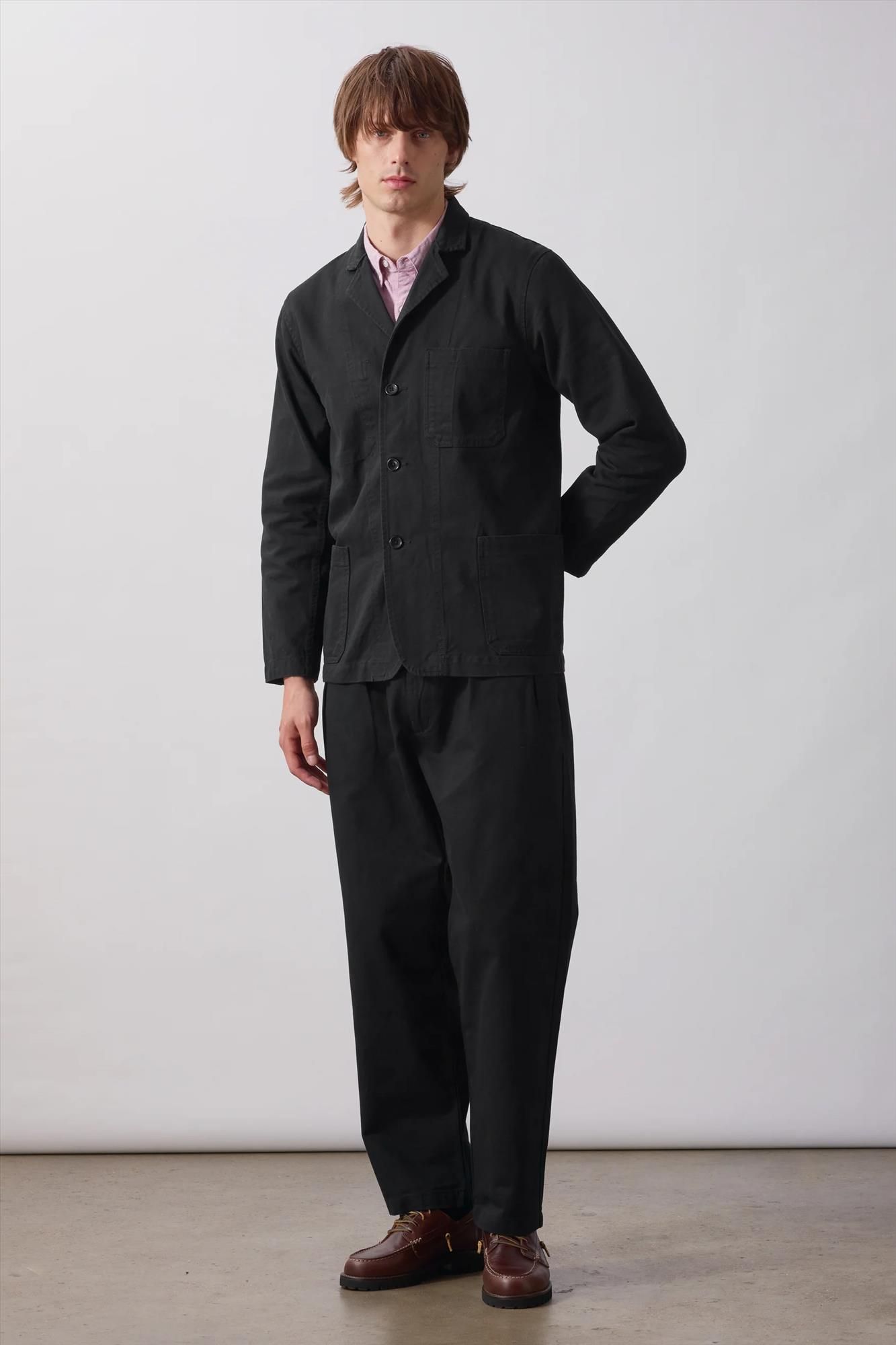 Service Works - Zwarte Twill Part Timer broek