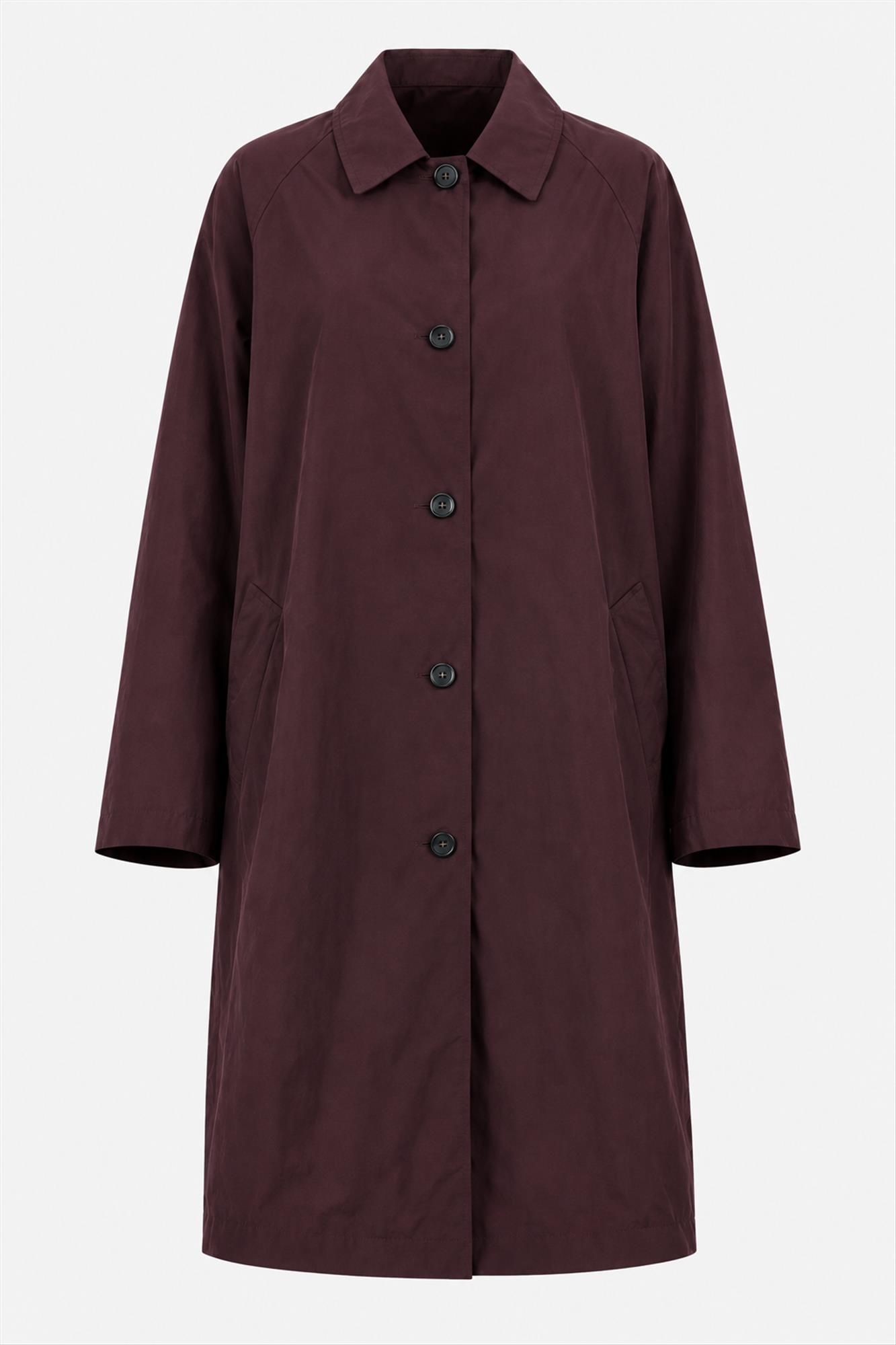 FRNCH - Donkerbordeaux Tomita jas