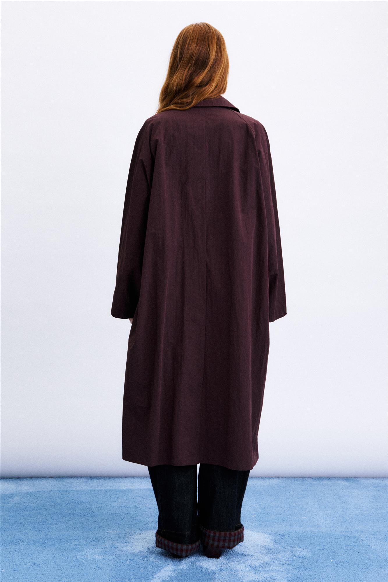 FRNCH - Donkerbordeaux Tomita jas