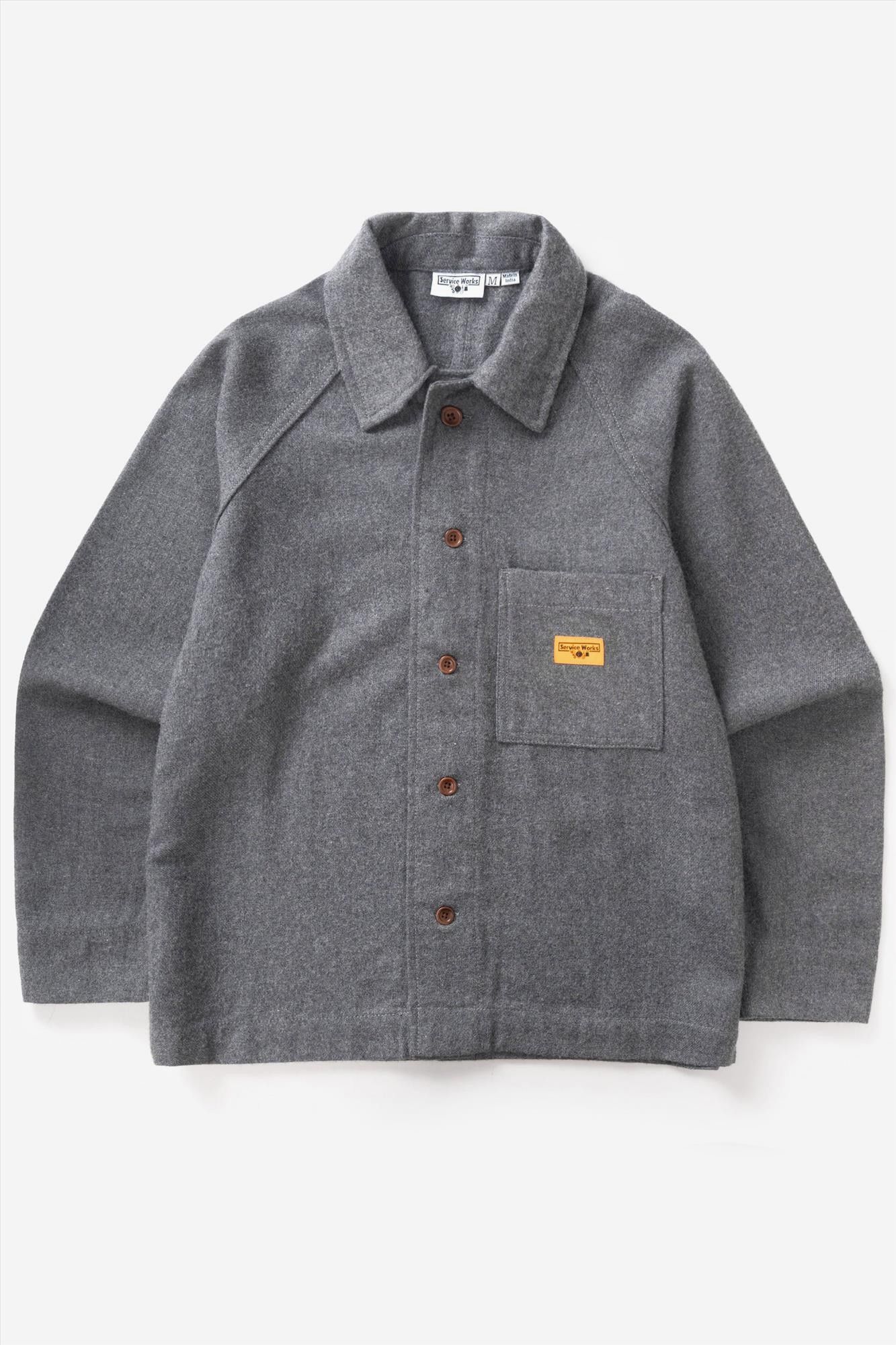 Service Works - Grijs Flannel overhemd