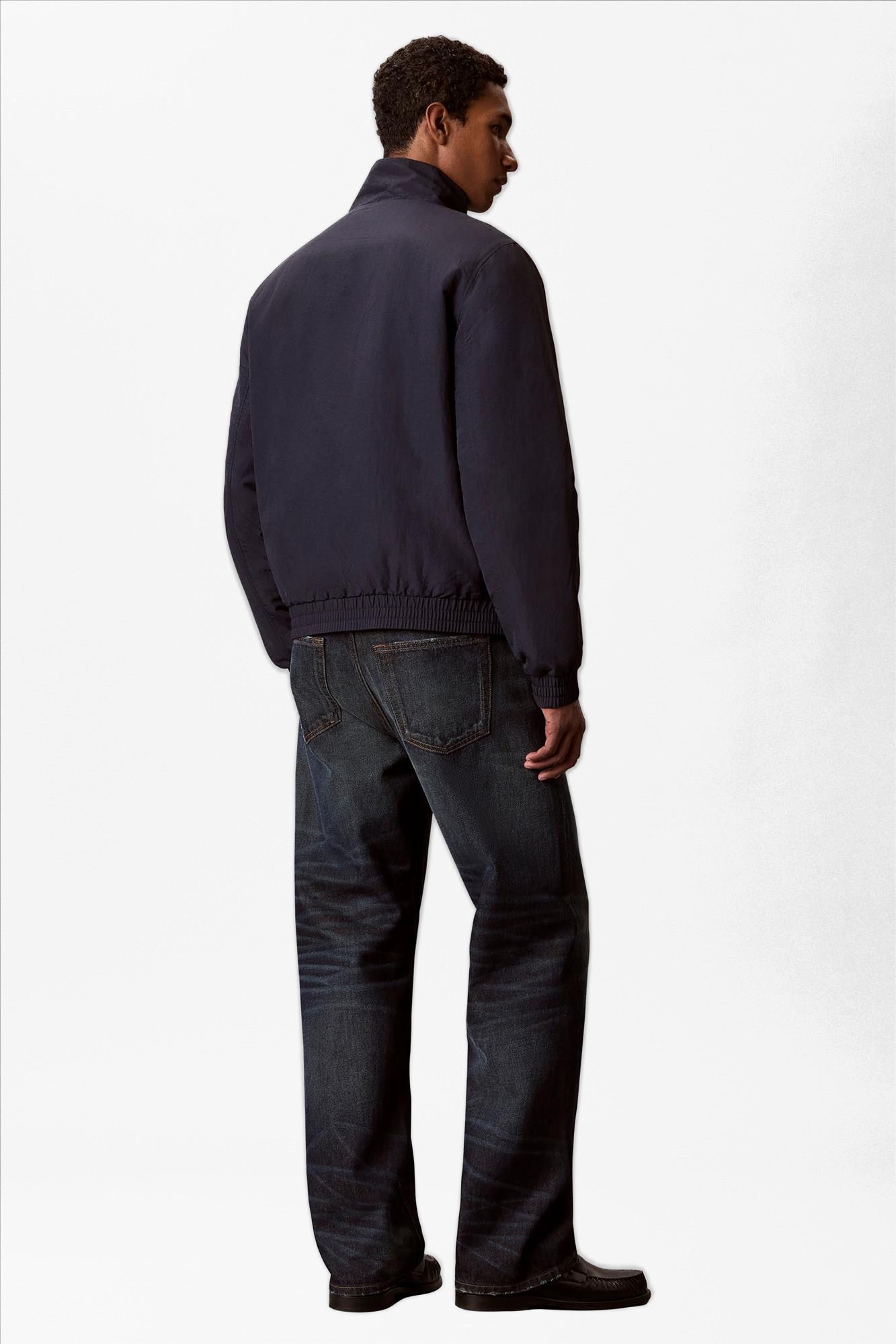 Calvin Klein Jeans - Donkerblauwe Padded Harrington jas
