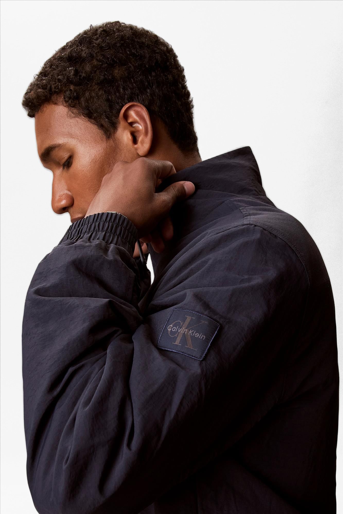 Calvin Klein Jeans - Donkerblauwe Padded Harrington jas