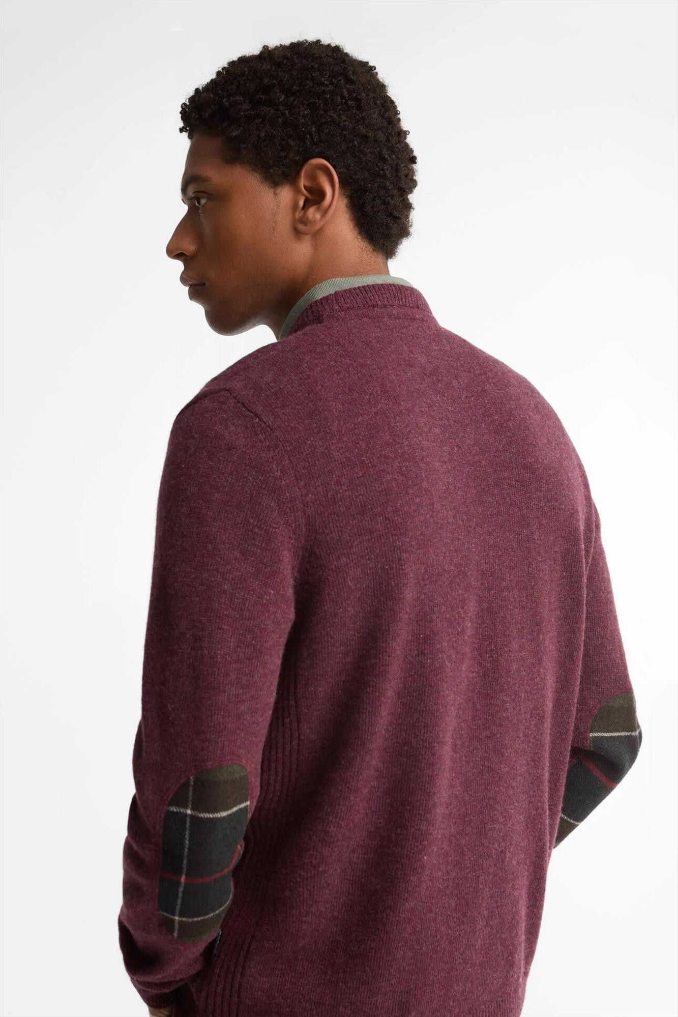 Barbour - Bordeaux Holden Crew Neck trui