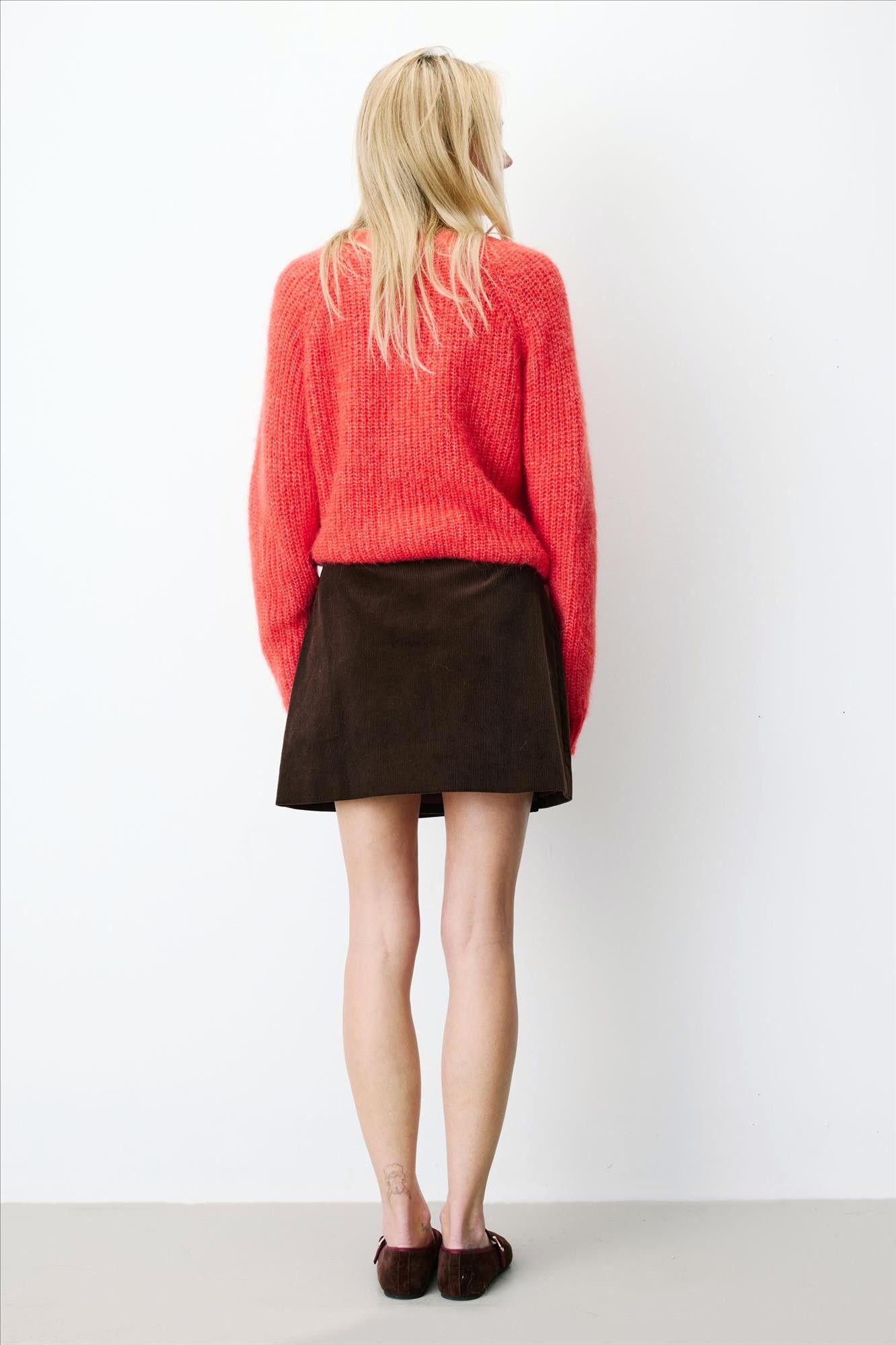 Grace & Mila - Donkerbruine Adele rok