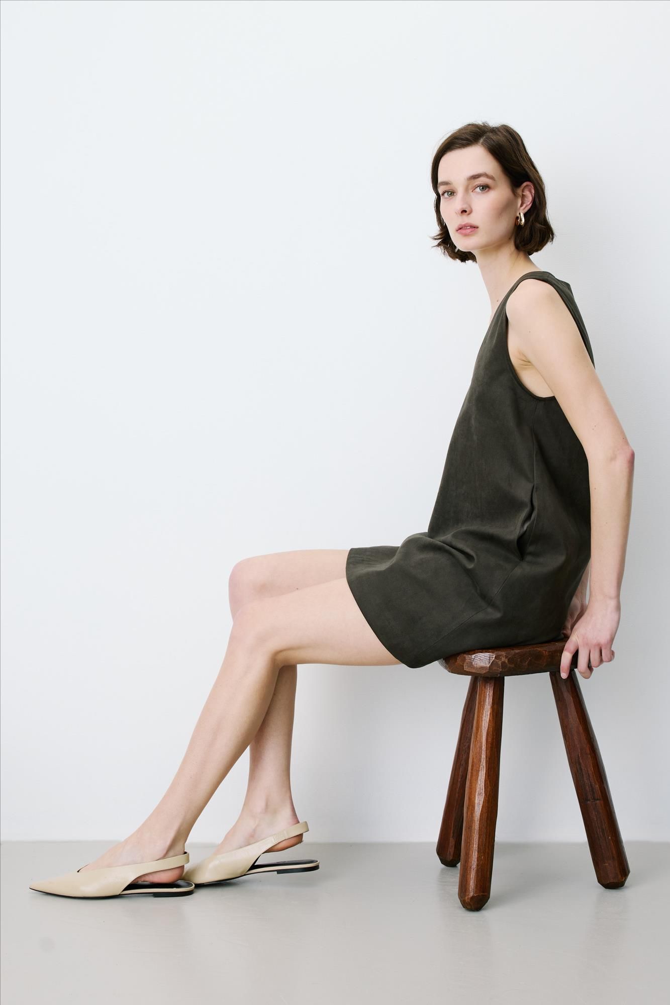 Grace & Mila - Kaki Anaya jurk