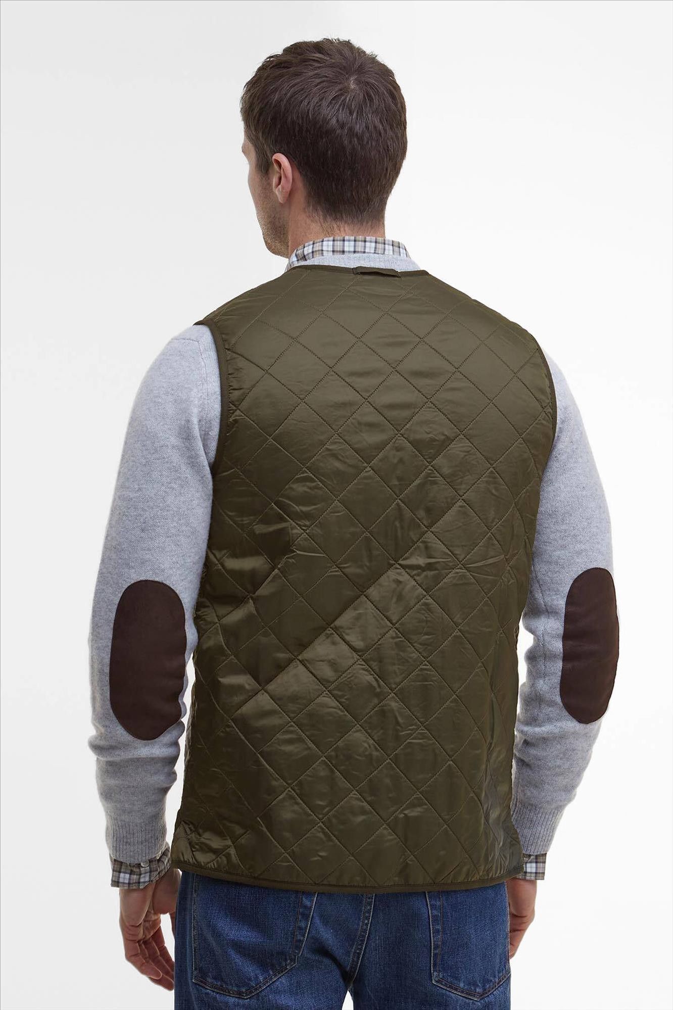 Barbour - Donkergroene Polarquilt bodywarmer