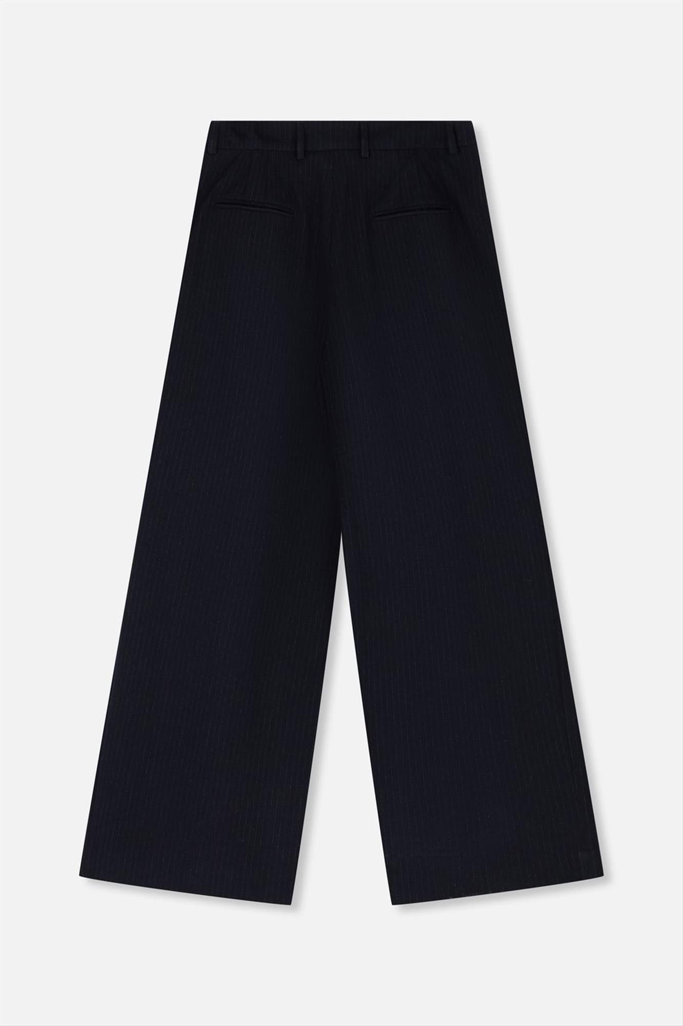 Boii - Donkerblauwe Martina Pinstripe broek