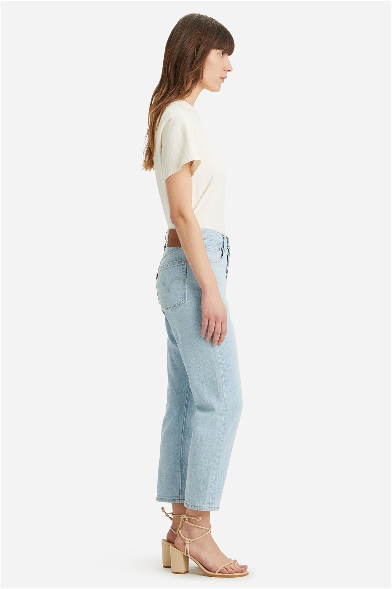Levi's - Lichtblauwe 501 crop jeans