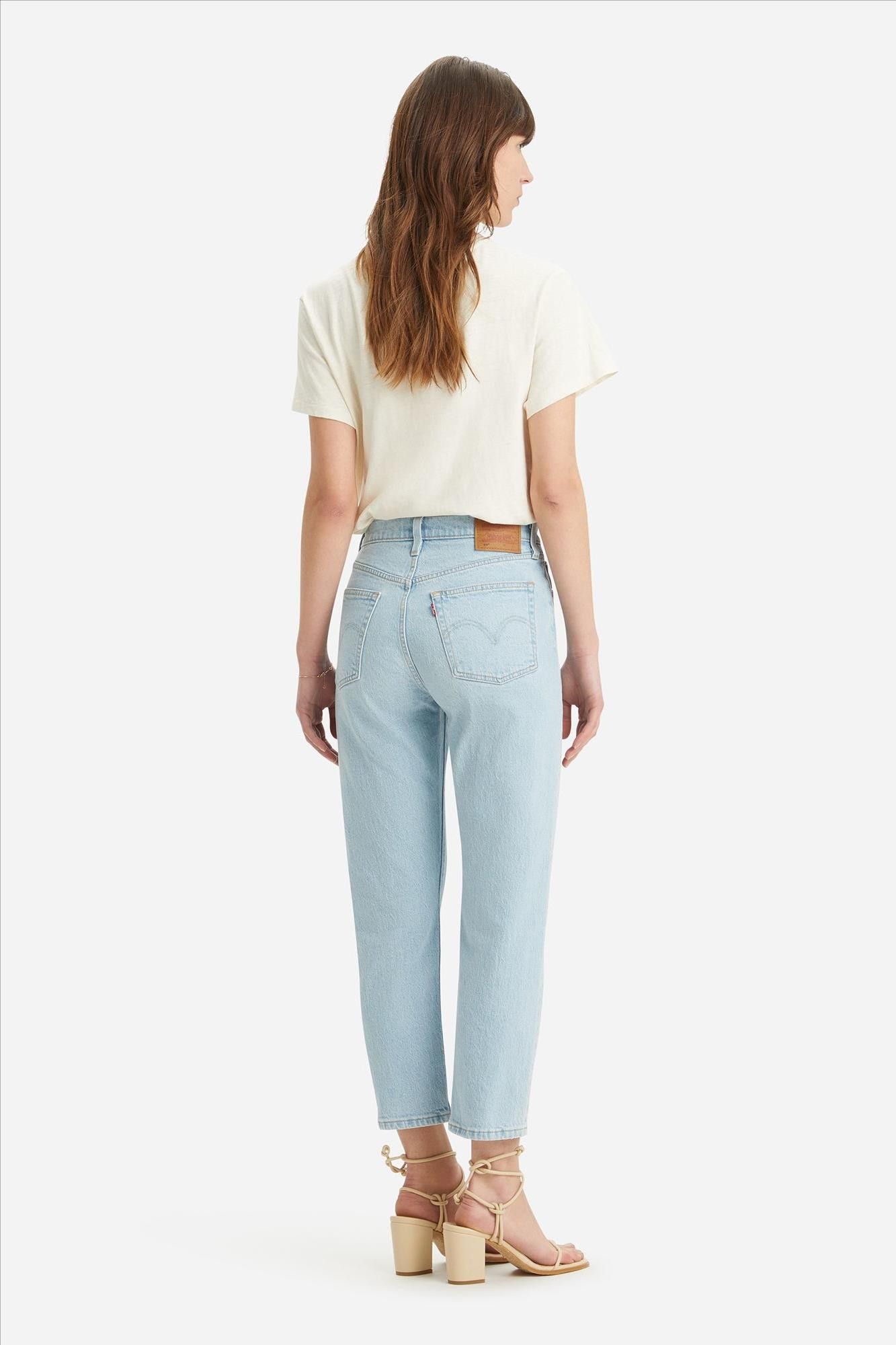 Levi's - Lichtblauwe 501 crop jeans