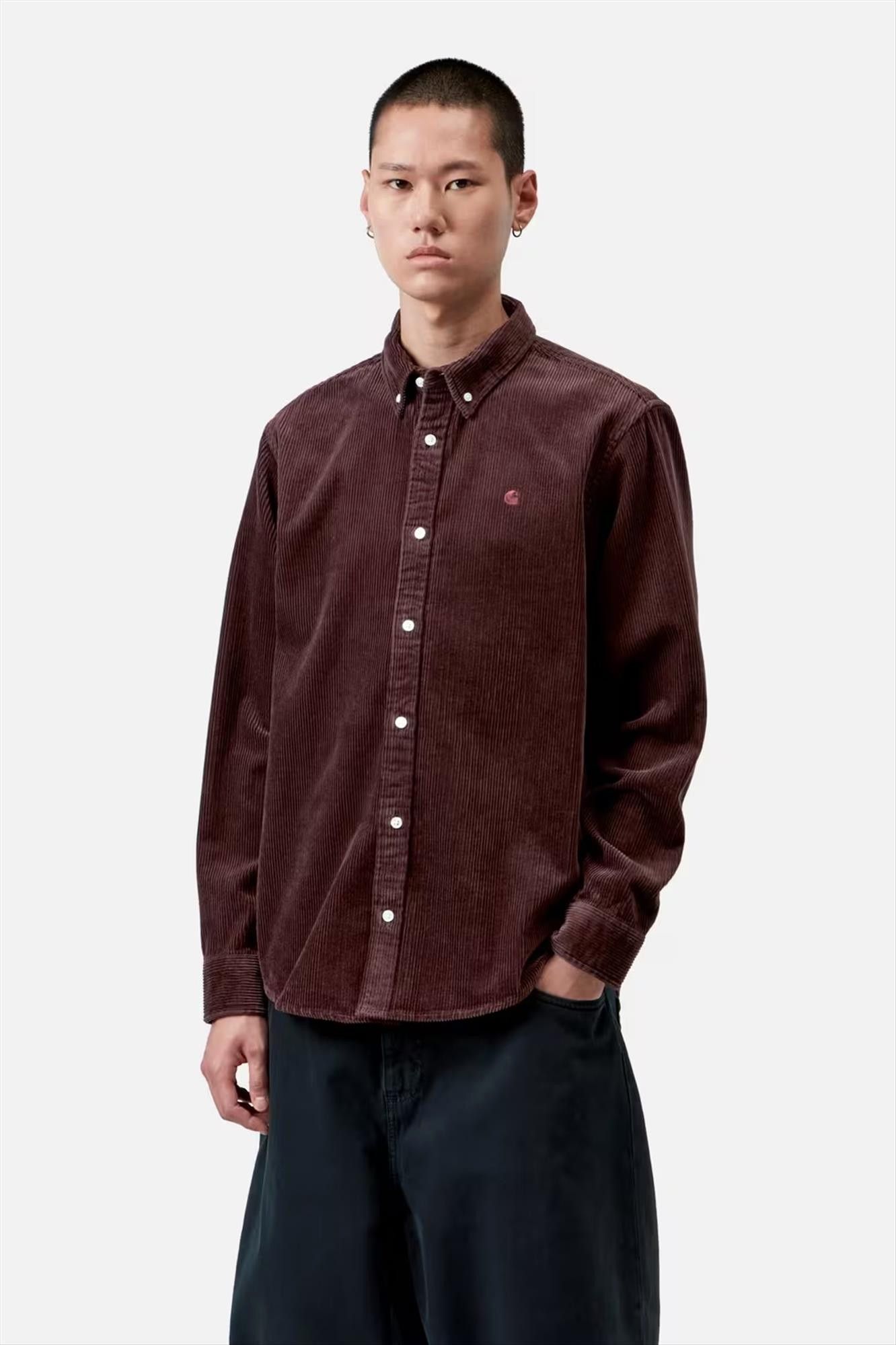 Carhartt WIP - Bordeaux Madion Cord hemd
