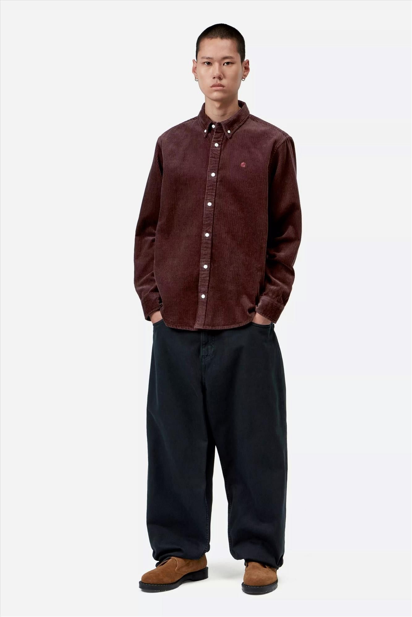 Carhartt WIP - Bordeaux Madion Cord hemd