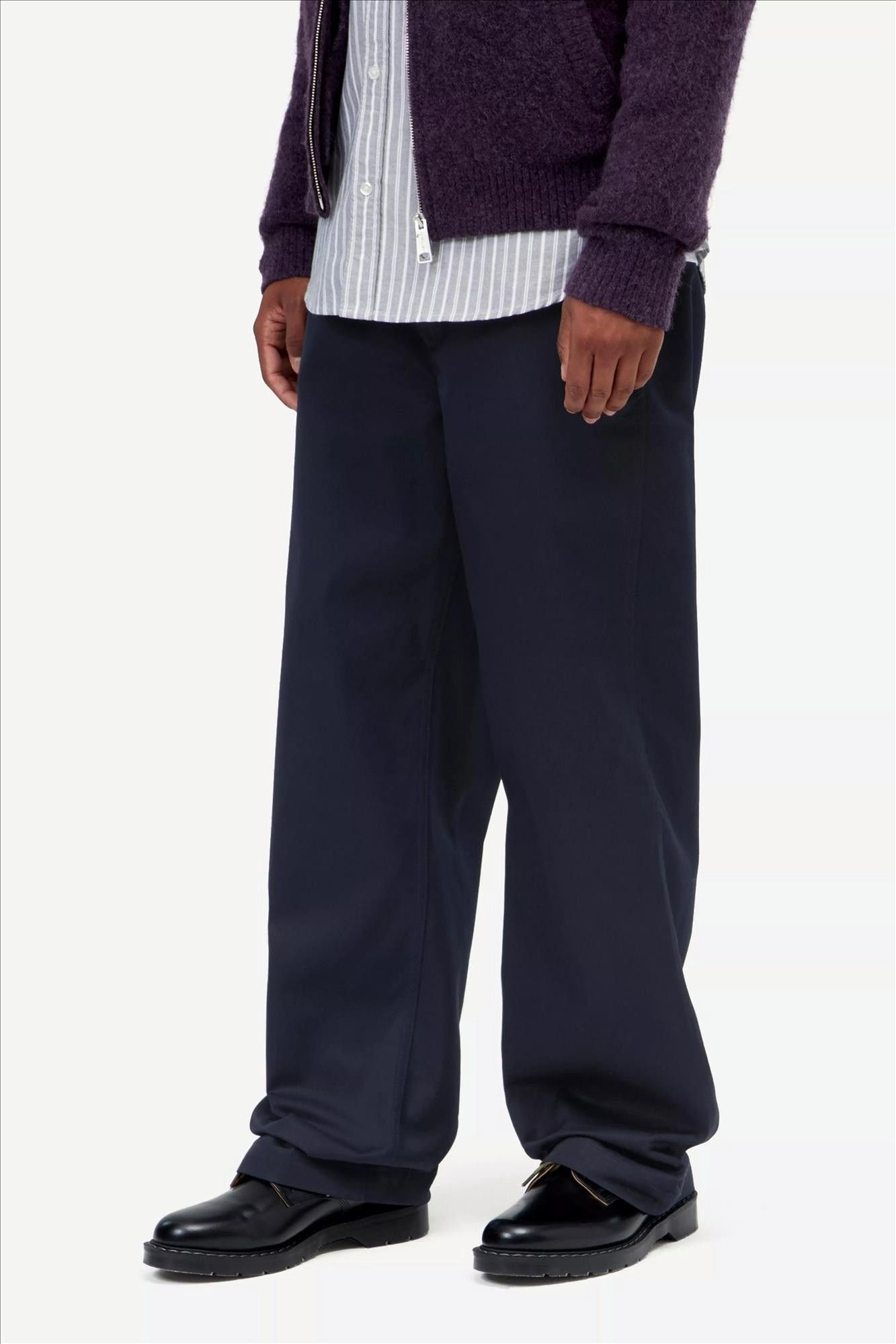 Carhartt WIP - Donkerblauwe Harold straight broek