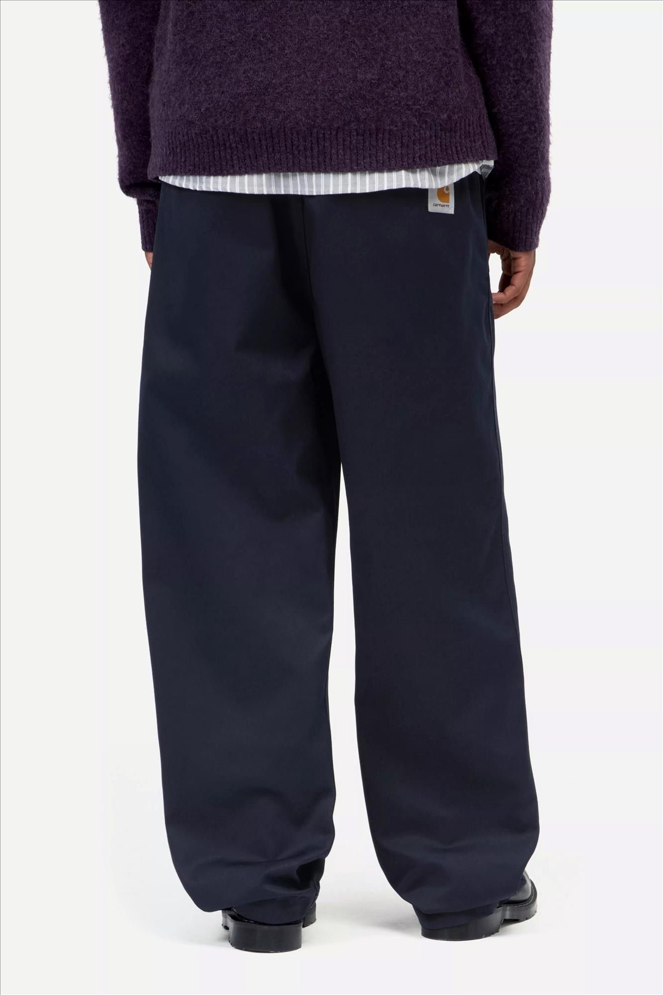 Carhartt WIP - Donkerblauwe Harold straight broek