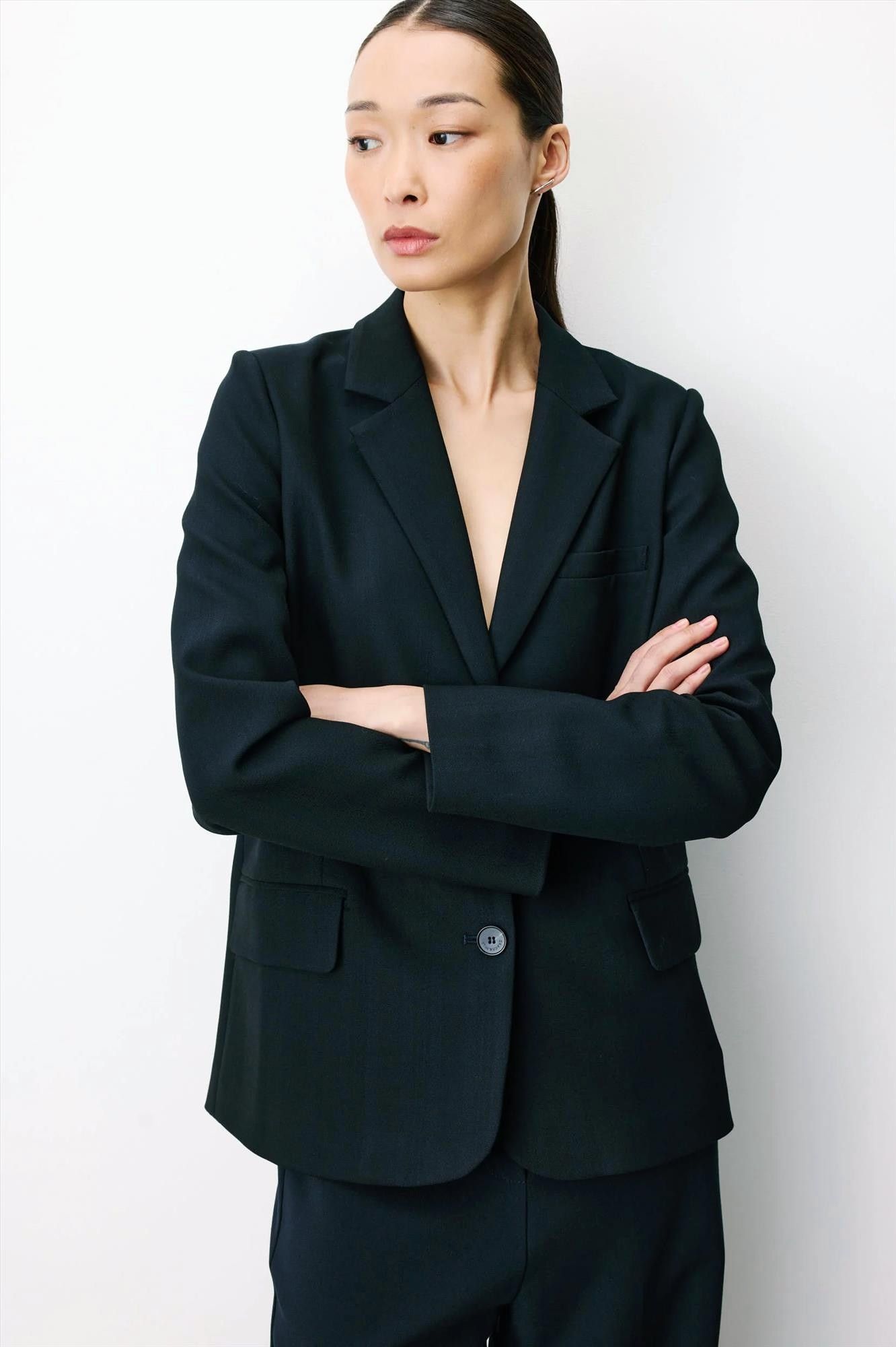 Grace & Mila - Donkerblauwe Alarick blazer